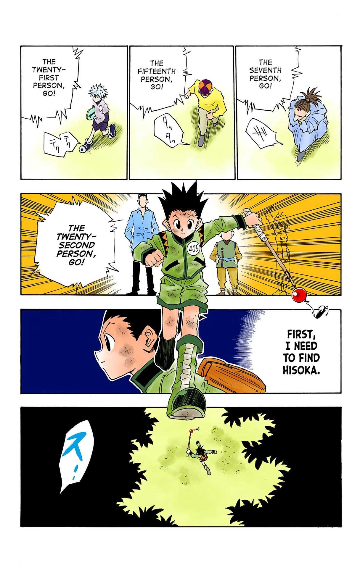 Halaman dari HUNTER x HUNTER (Official Colored) Chapter 23