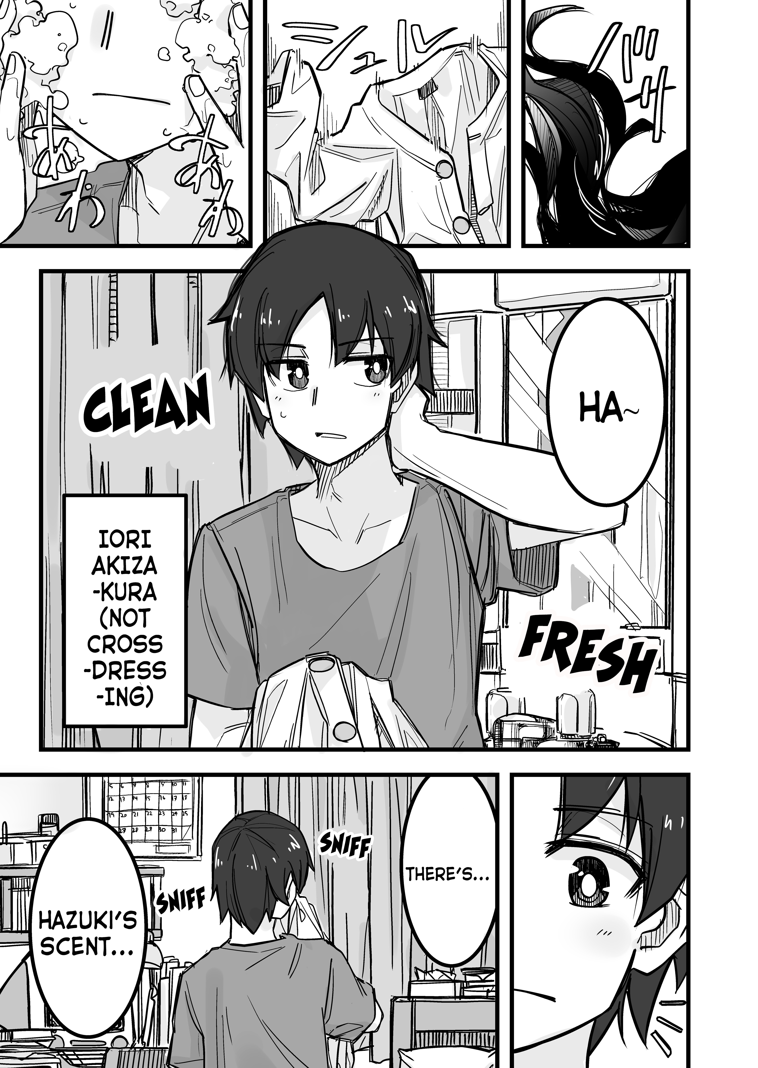 Halaman dari Ikemen Joshi to Josou Danshi Chapter 6
