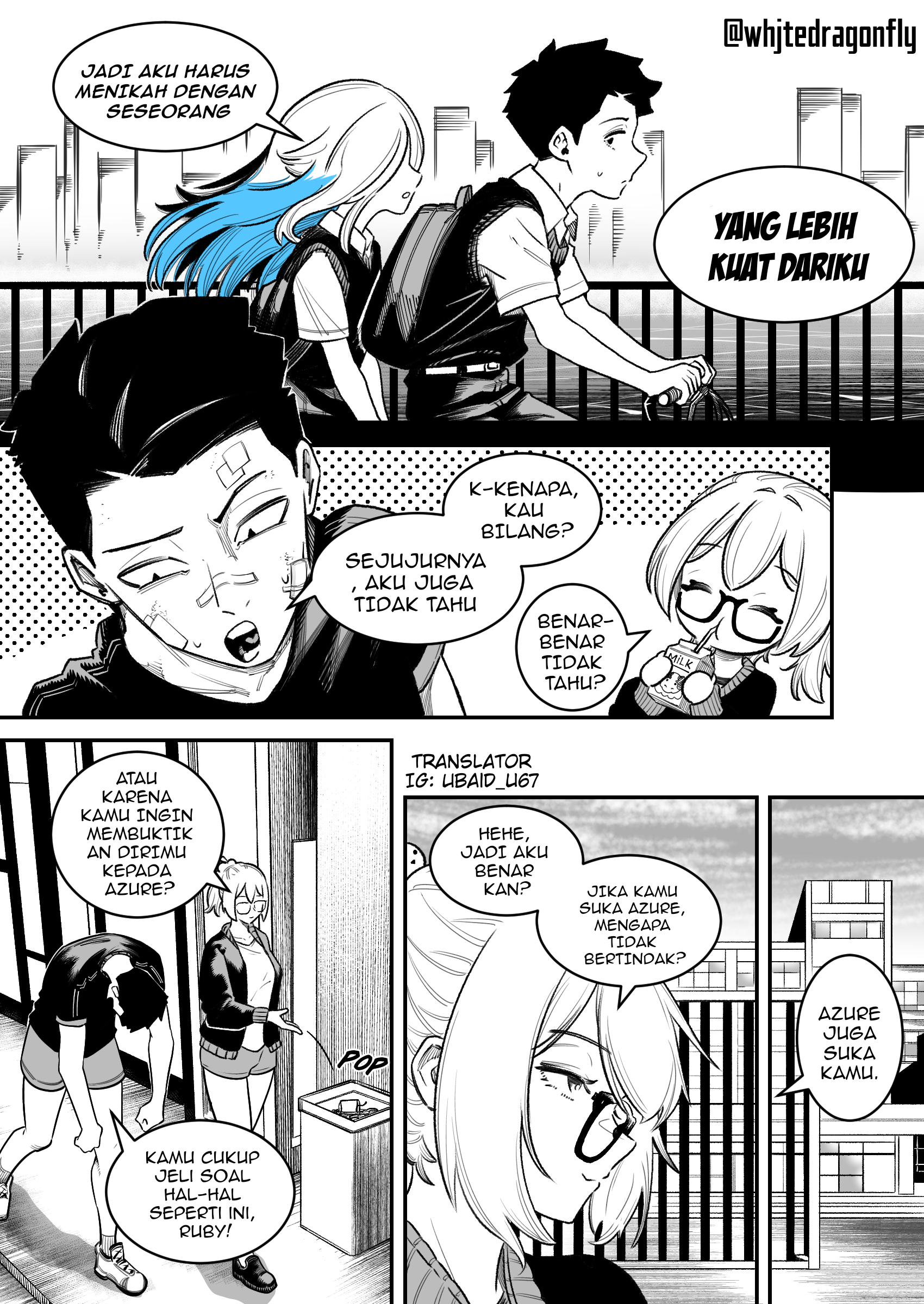 Azure Wants to Turn Me into the Ideal BF Chapter 15 - halaman 2