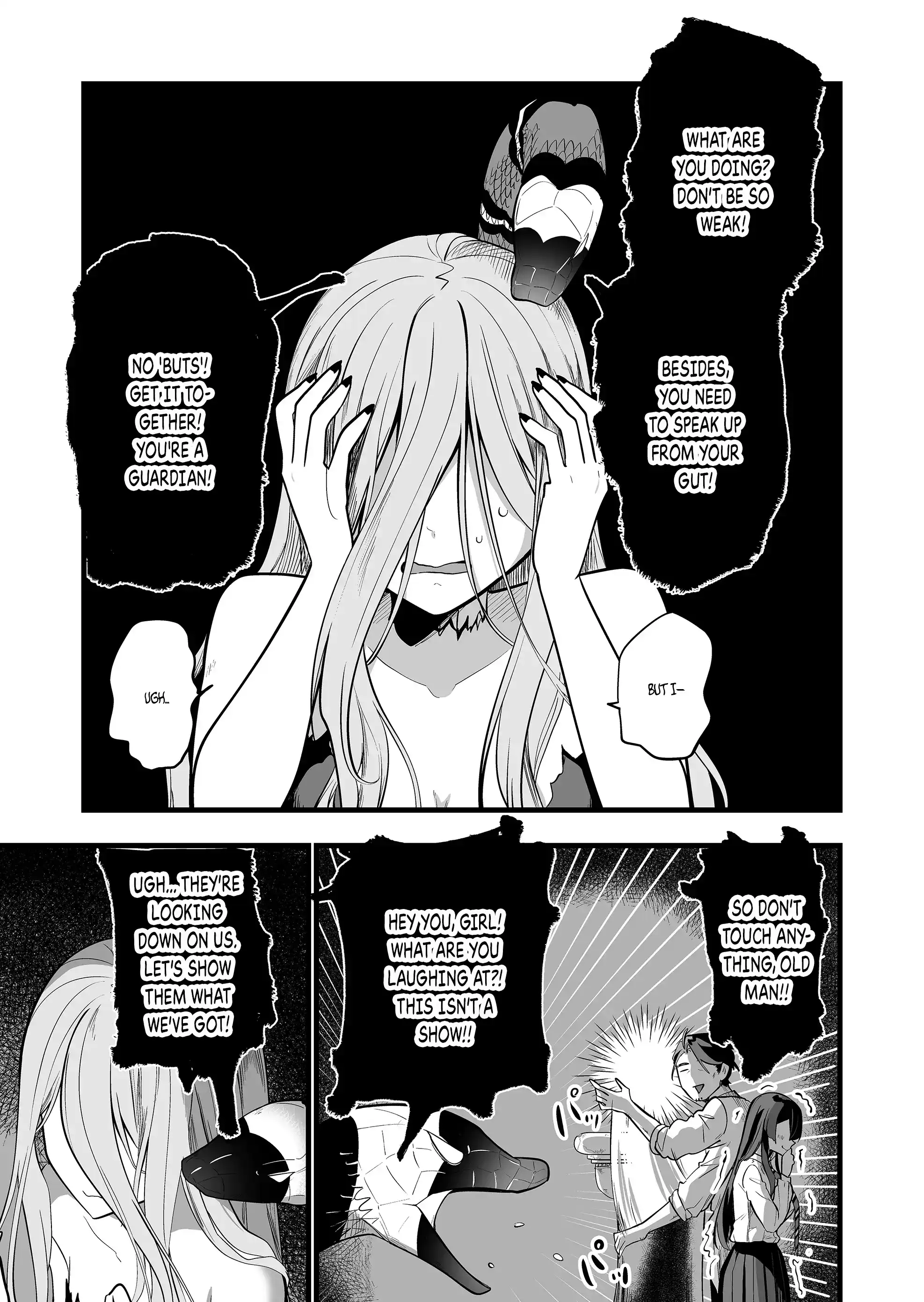 Halaman dari "Ano Toki Tasukete Itadaita Monster Musume desu." Isekai Ossan Kyoushi Totsuzen no Moteki ni Konwaku suru Chapter 22