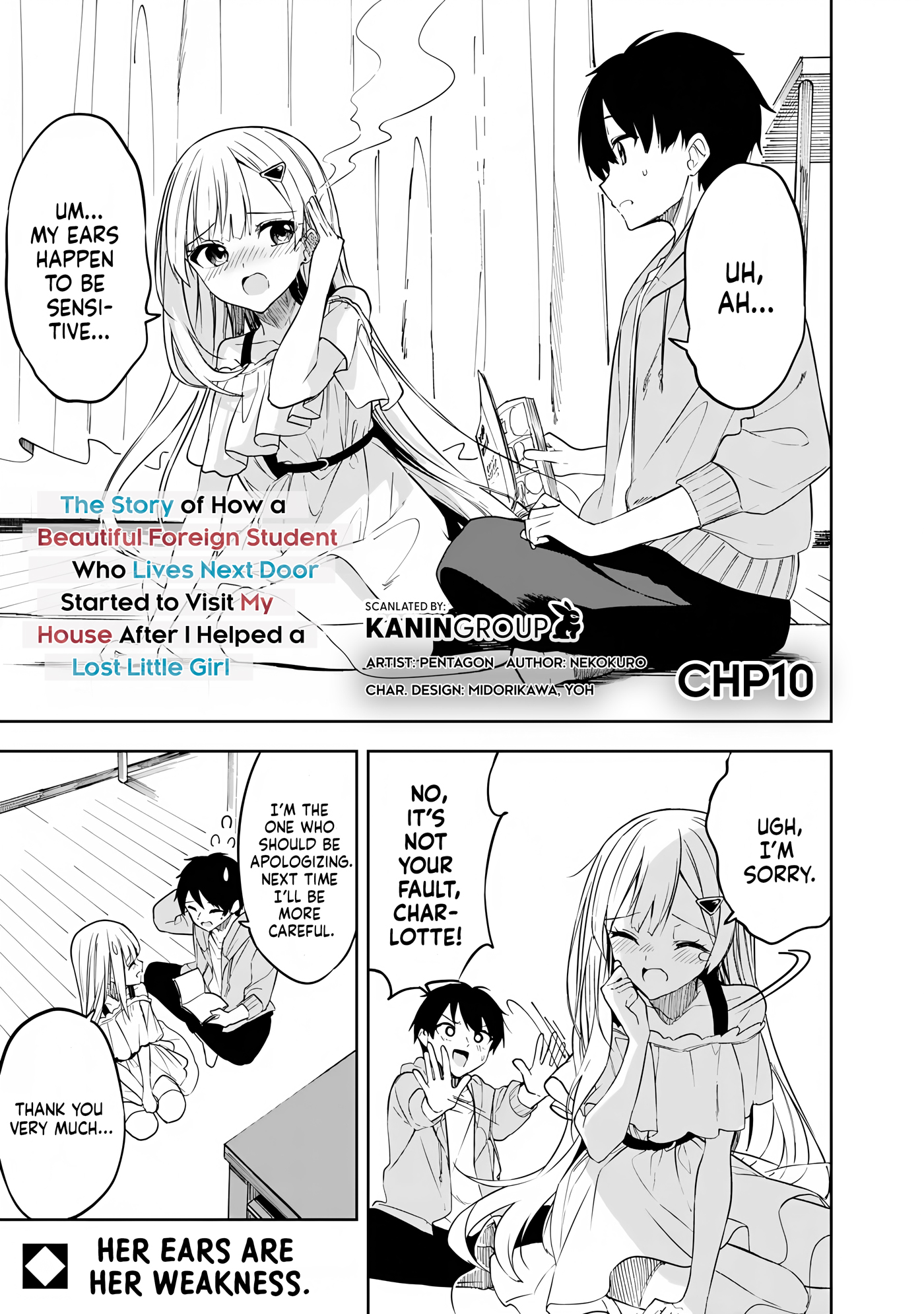 Halaman dari Maigo ni Natteita Youjo wo Tasuketara, Otonari ni Sumu Bishoujo Ryuugakusei ga Ie ni Asobi ni Kuru You ni Natta Ken ni Tsuite Chapter 10