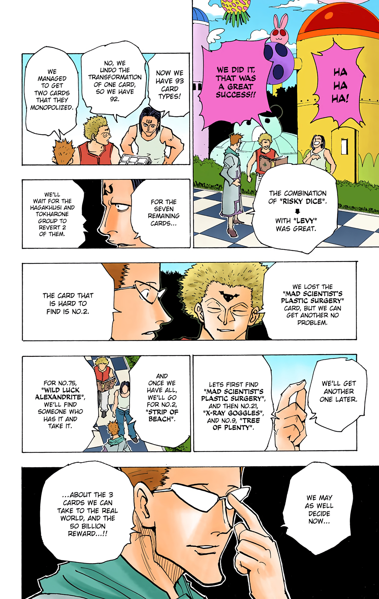 Halaman dari HUNTER x HUNTER (Official Colored) Chapter 153