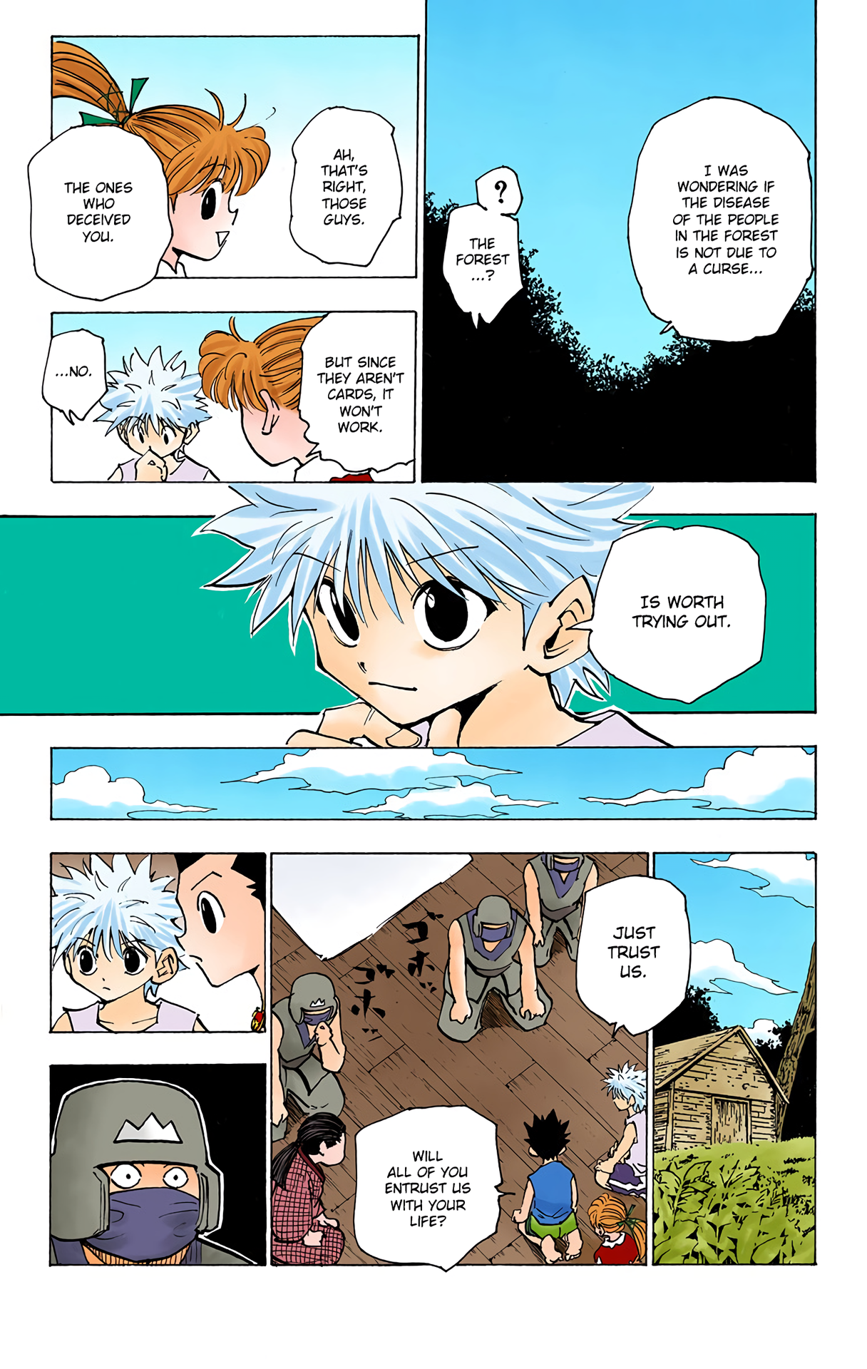 Halaman dari HUNTER x HUNTER (Official Colored) Chapter 153