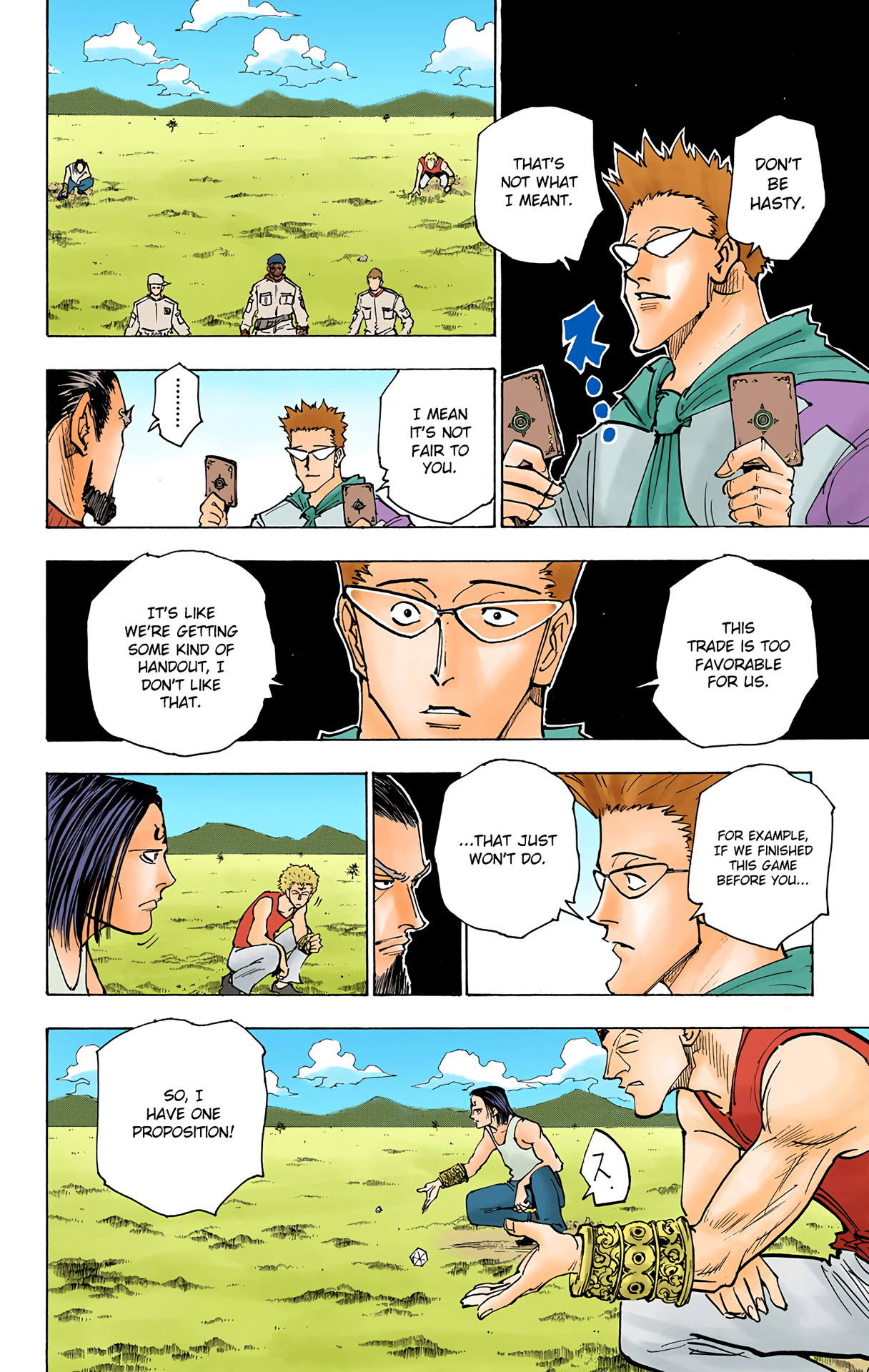 Halaman dari HUNTER x HUNTER (Official Colored) Chapter 153