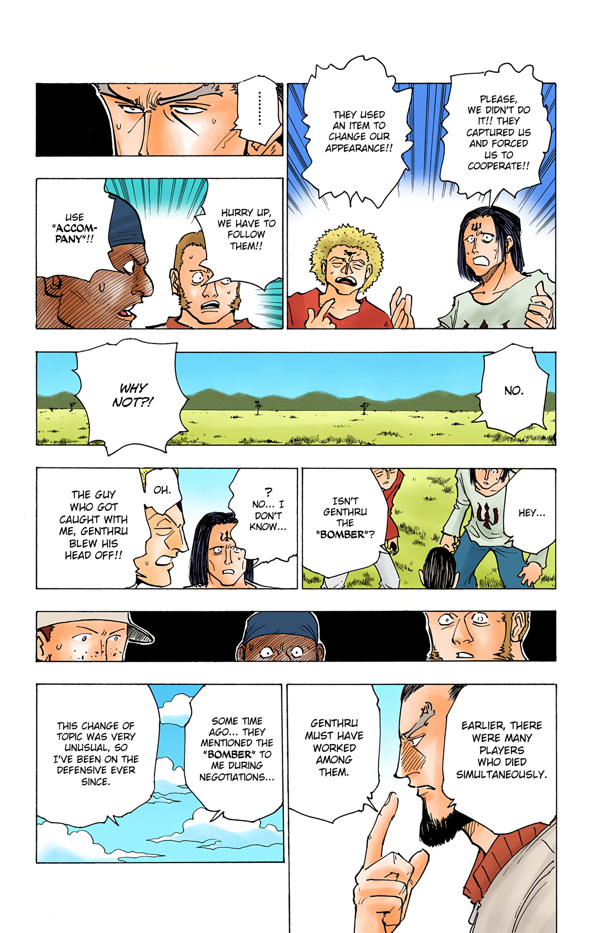 Halaman dari HUNTER x HUNTER (Official Colored) Chapter 153