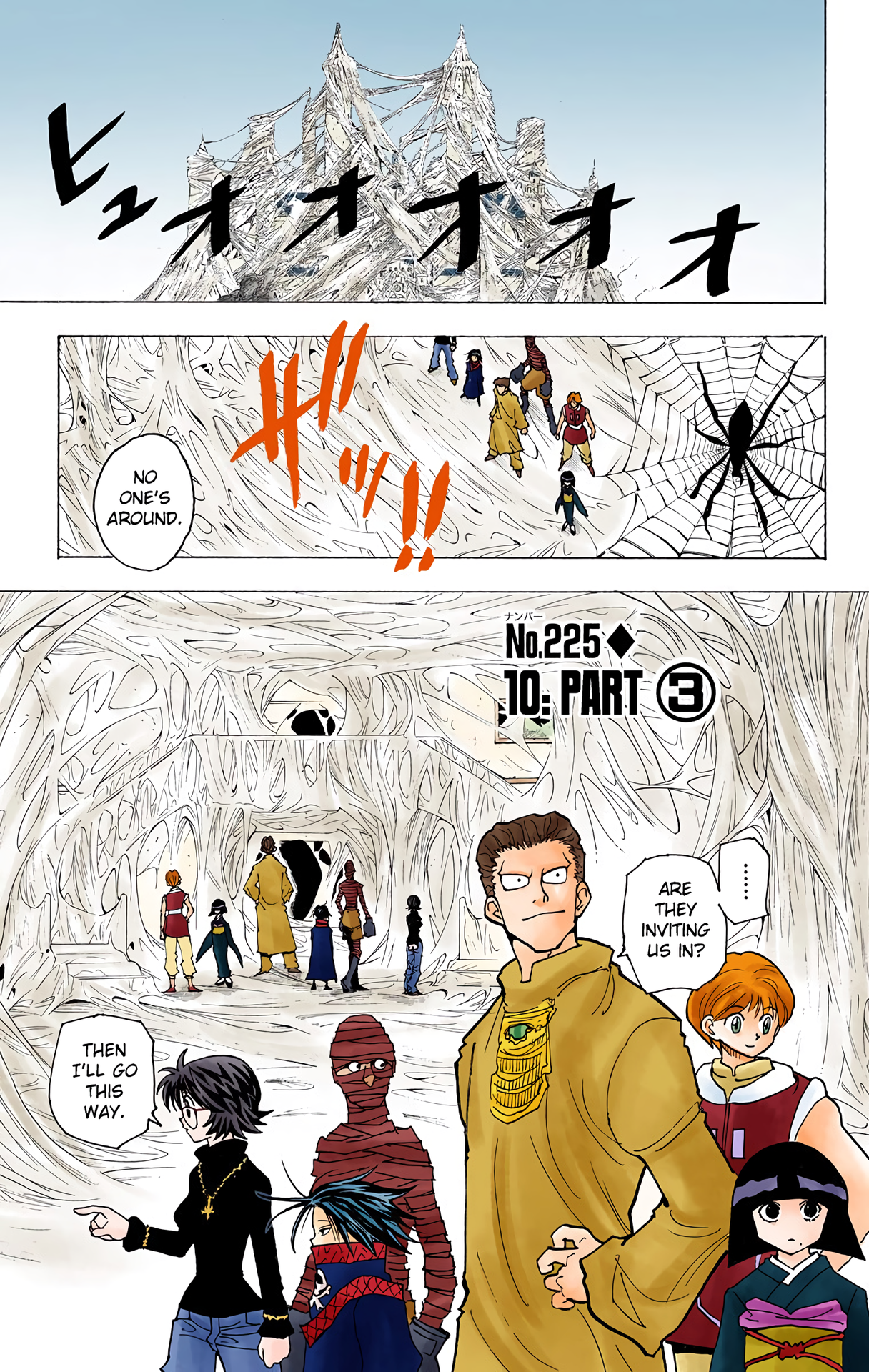 Halaman dari HUNTER x HUNTER (Official Colored) Chapter 225