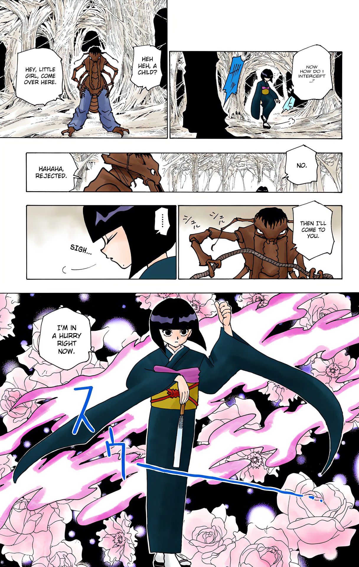 Halaman dari HUNTER x HUNTER (Official Colored) Chapter 225
