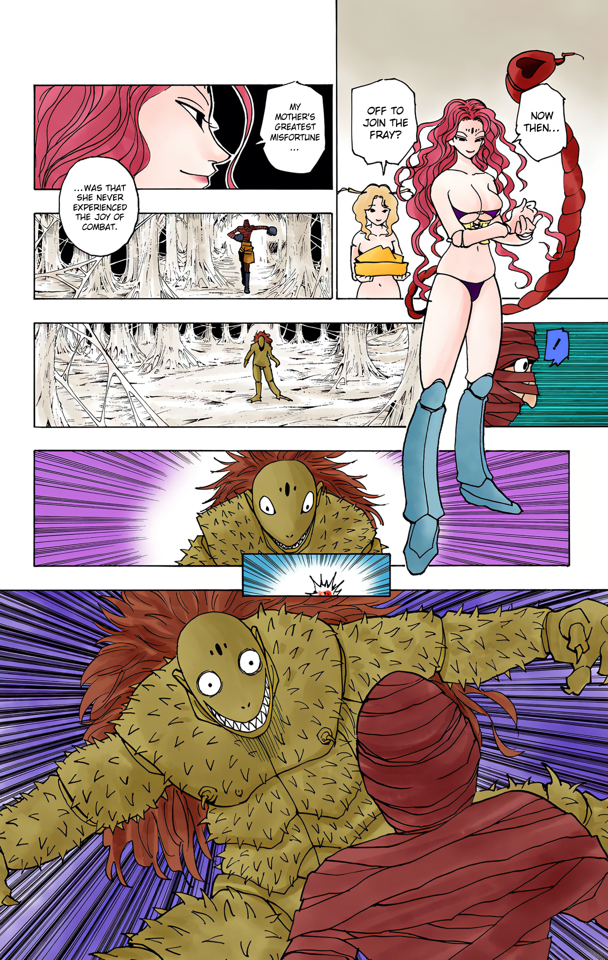 Halaman dari HUNTER x HUNTER (Official Colored) Chapter 225