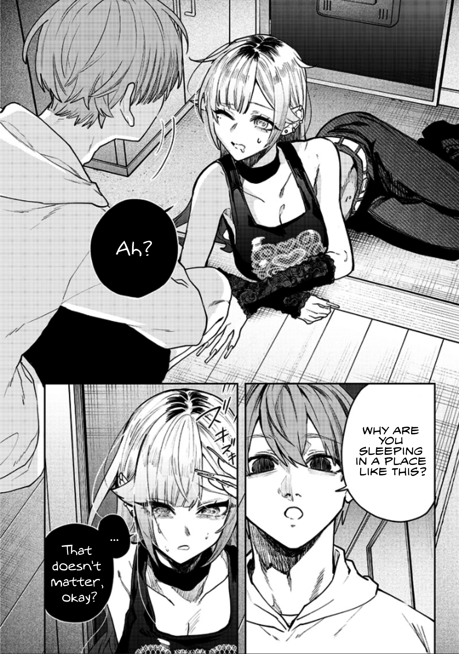 Halaman dari Namaiki na Gal Ane wo Wakaraseru Hanashi Chapter 4