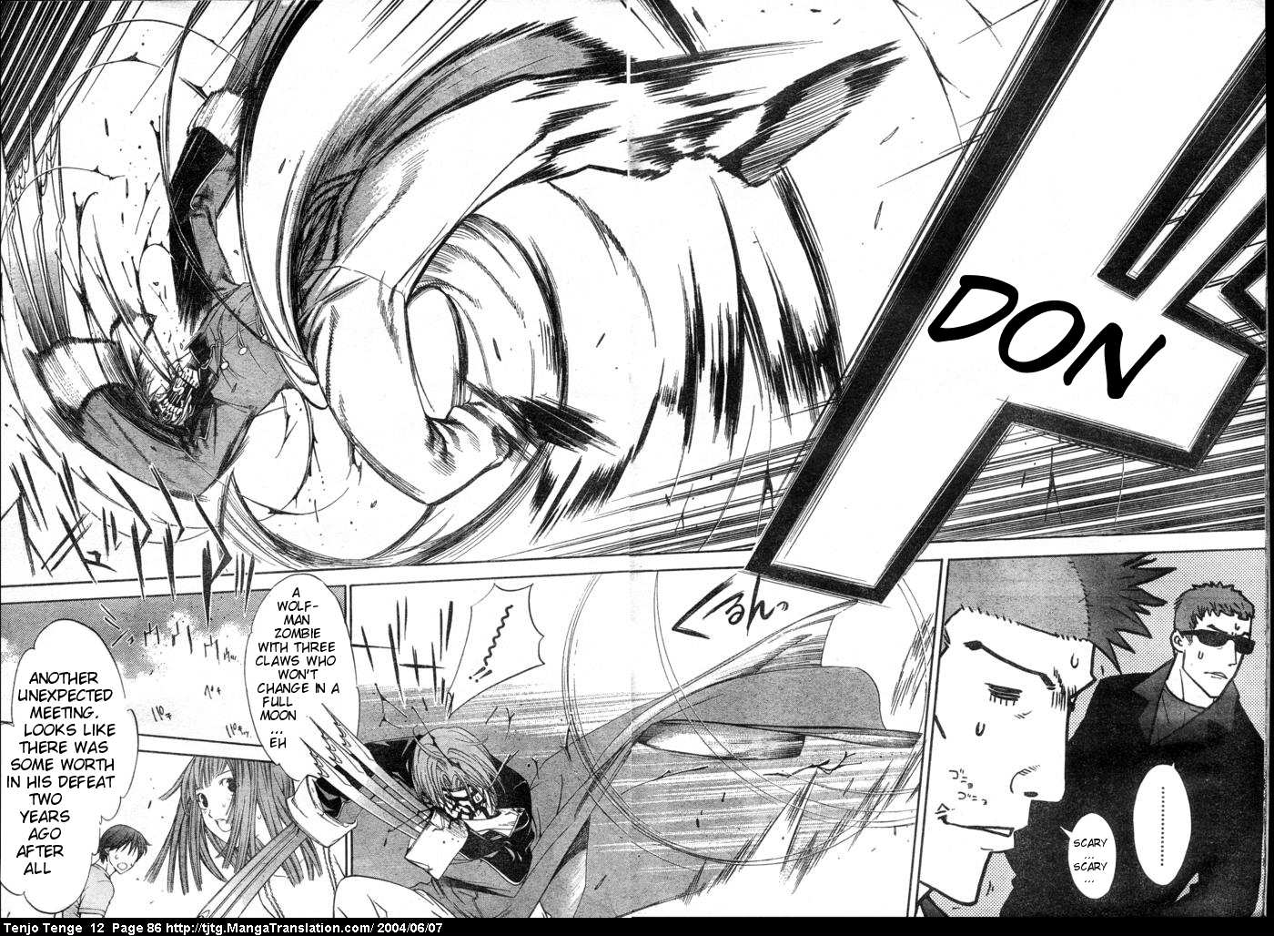 Halaman dari Tenjou Tenge Chapter 72