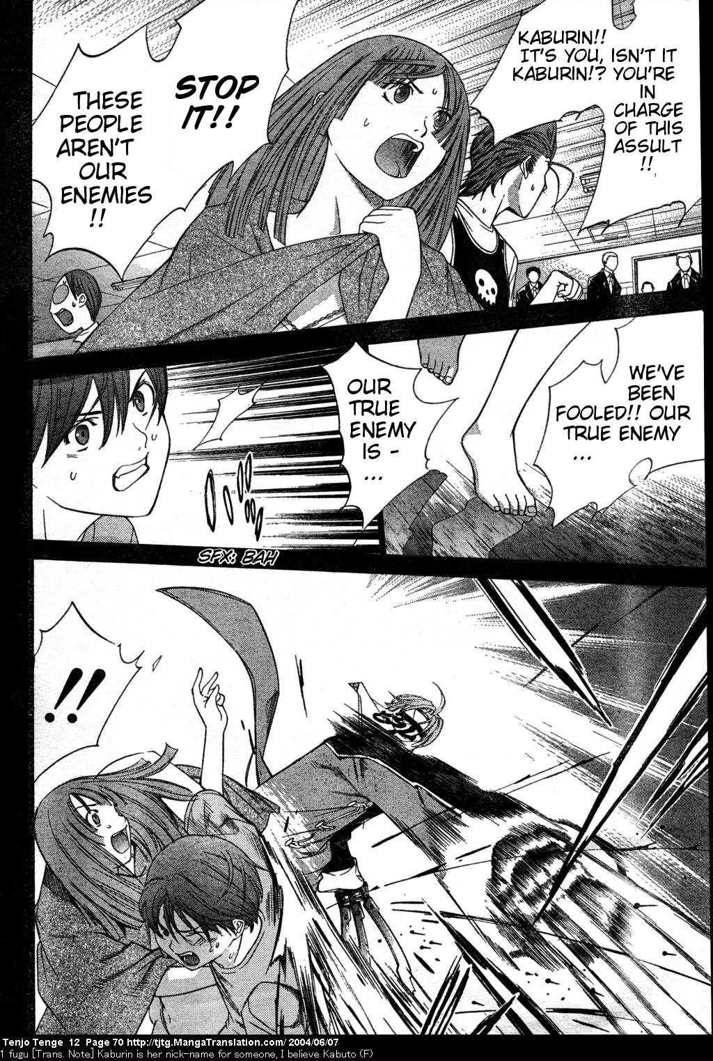 Halaman dari Tenjou Tenge Chapter 72