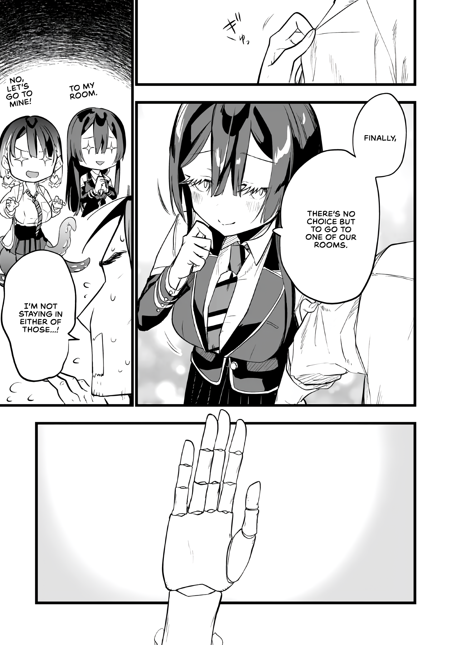 Halaman dari "Ano Toki Tasukete Itadaita Monster Musume desu." Isekai Ossan Kyoushi Totsuzen no Moteki ni Konwaku suru Chapter 17