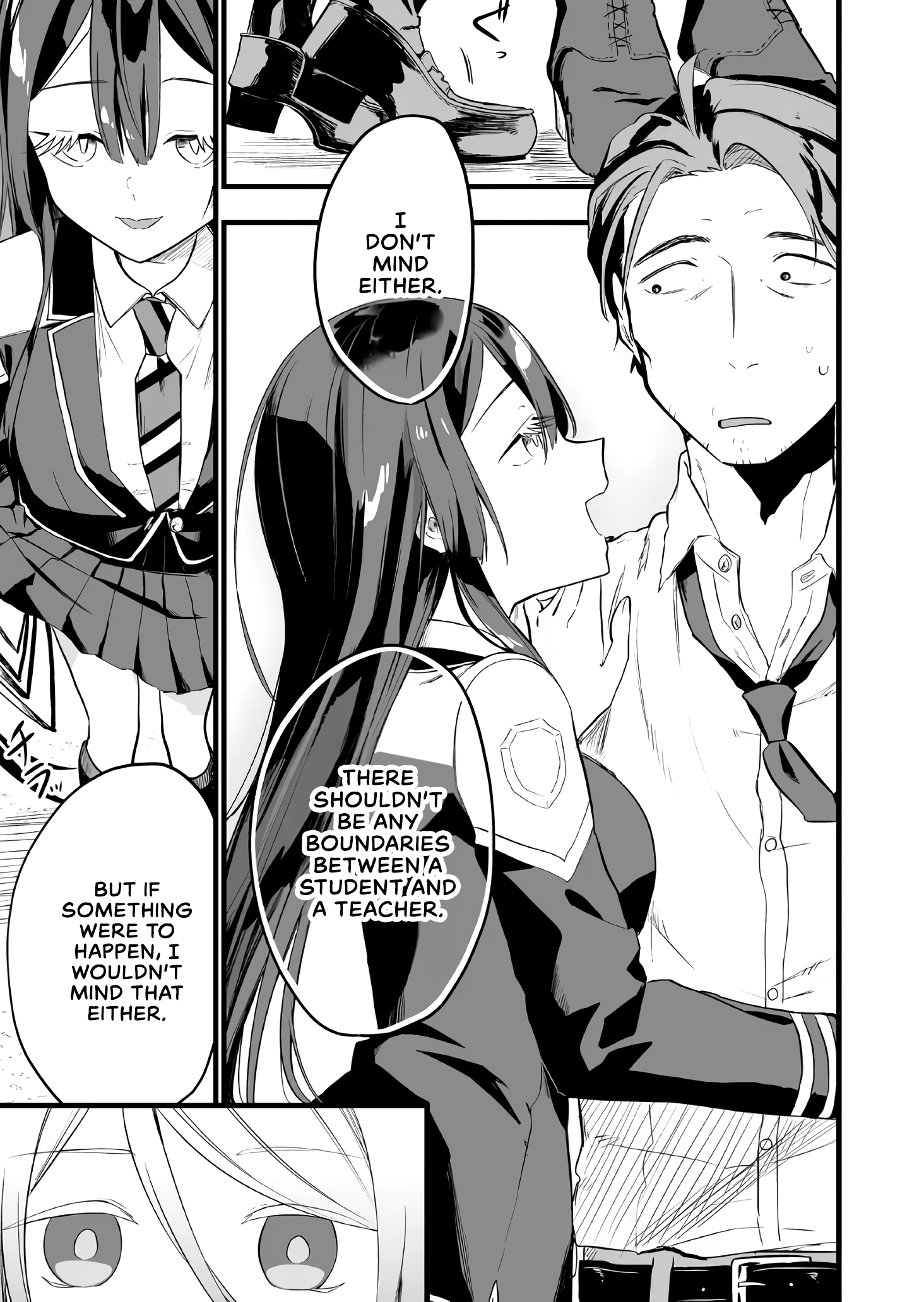 Halaman dari "Ano Toki Tasukete Itadaita Monster Musume desu." Isekai Ossan Kyoushi Totsuzen no Moteki ni Konwaku suru Chapter 17