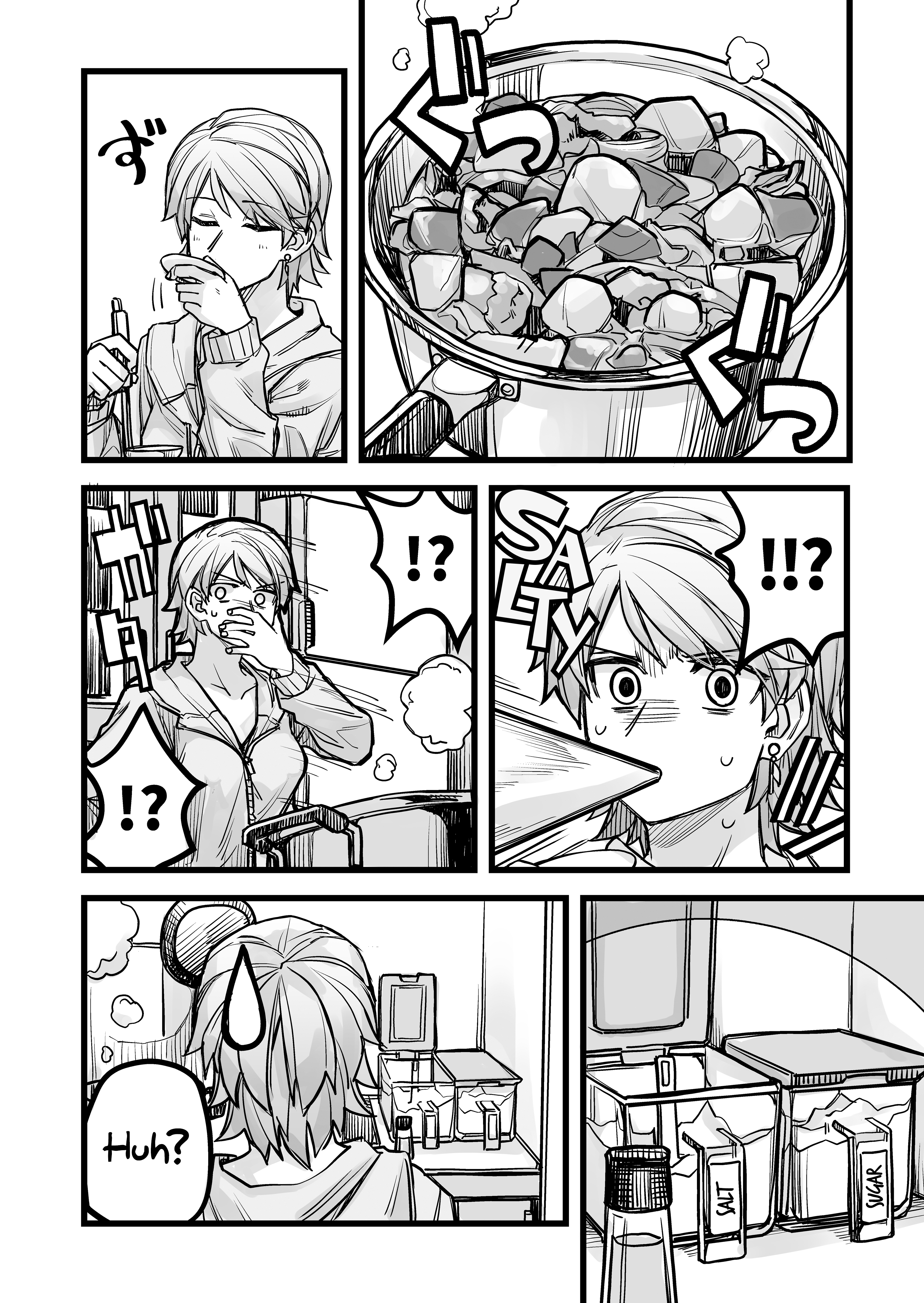 Halaman dari Ikemen Joshi to Josou Danshi Chapter 34