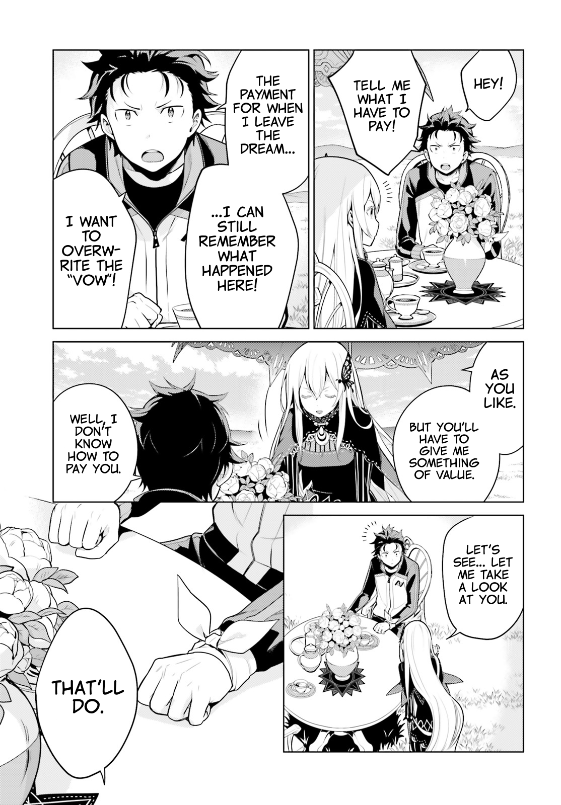 Halaman dari Re:Zero kara Hajimeru Isekai Seikatsu: Dai 4-shou—Seiiki to Gouyoku no Majo Chapter 23