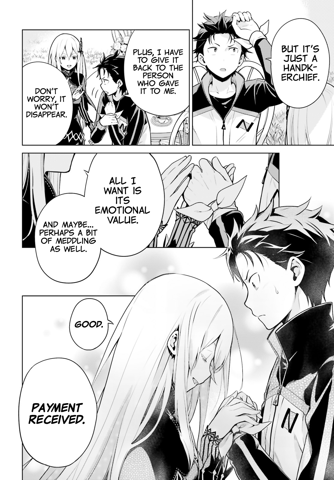 Halaman dari Re:Zero kara Hajimeru Isekai Seikatsu: Dai 4-shou—Seiiki to Gouyoku no Majo Chapter 23