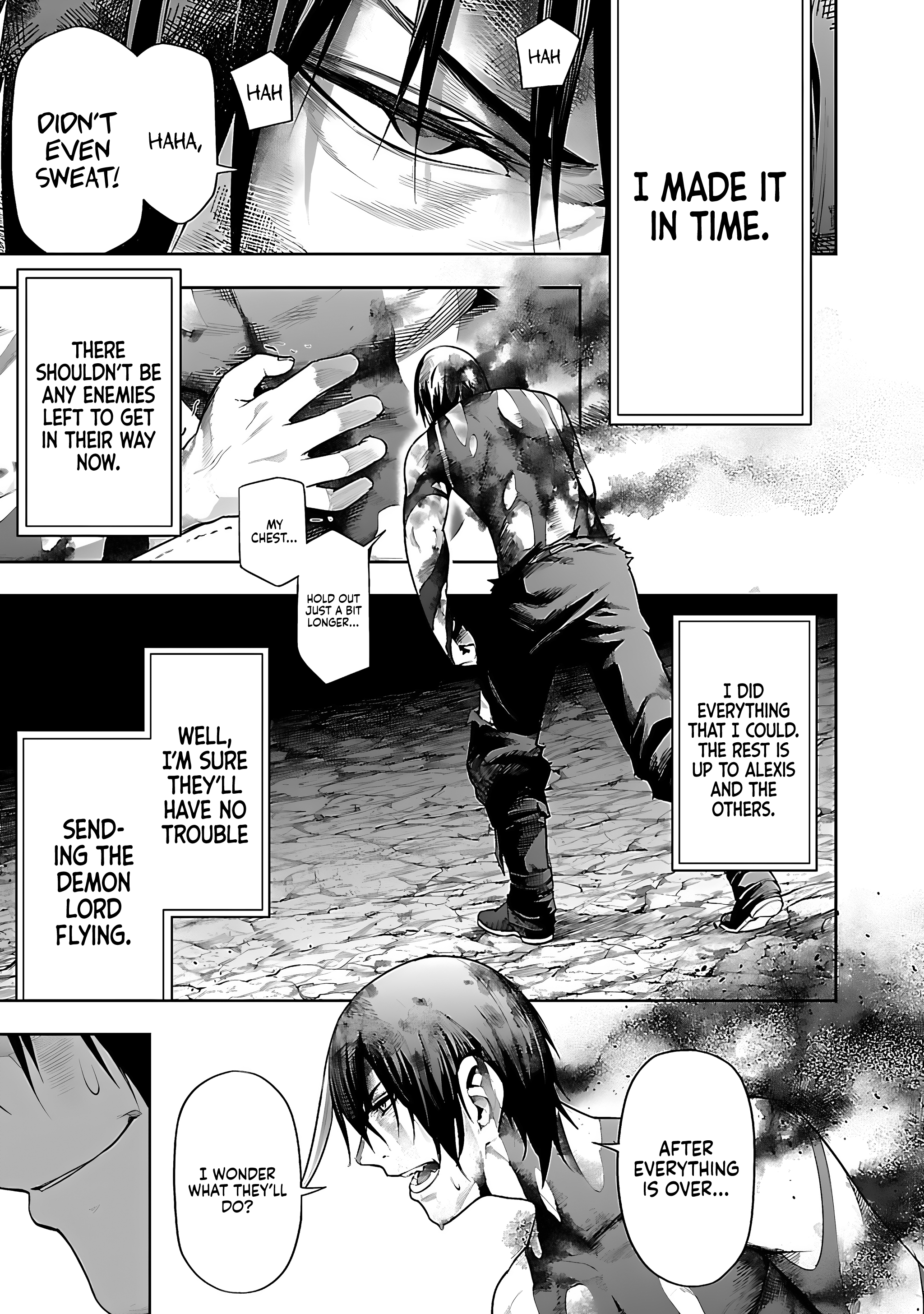 Halaman dari Tsuihousareru Tabi ni Skill wo Te ni Ireta Ore ga, 100 no Isekai de 2-shuume Musou Chapter 17