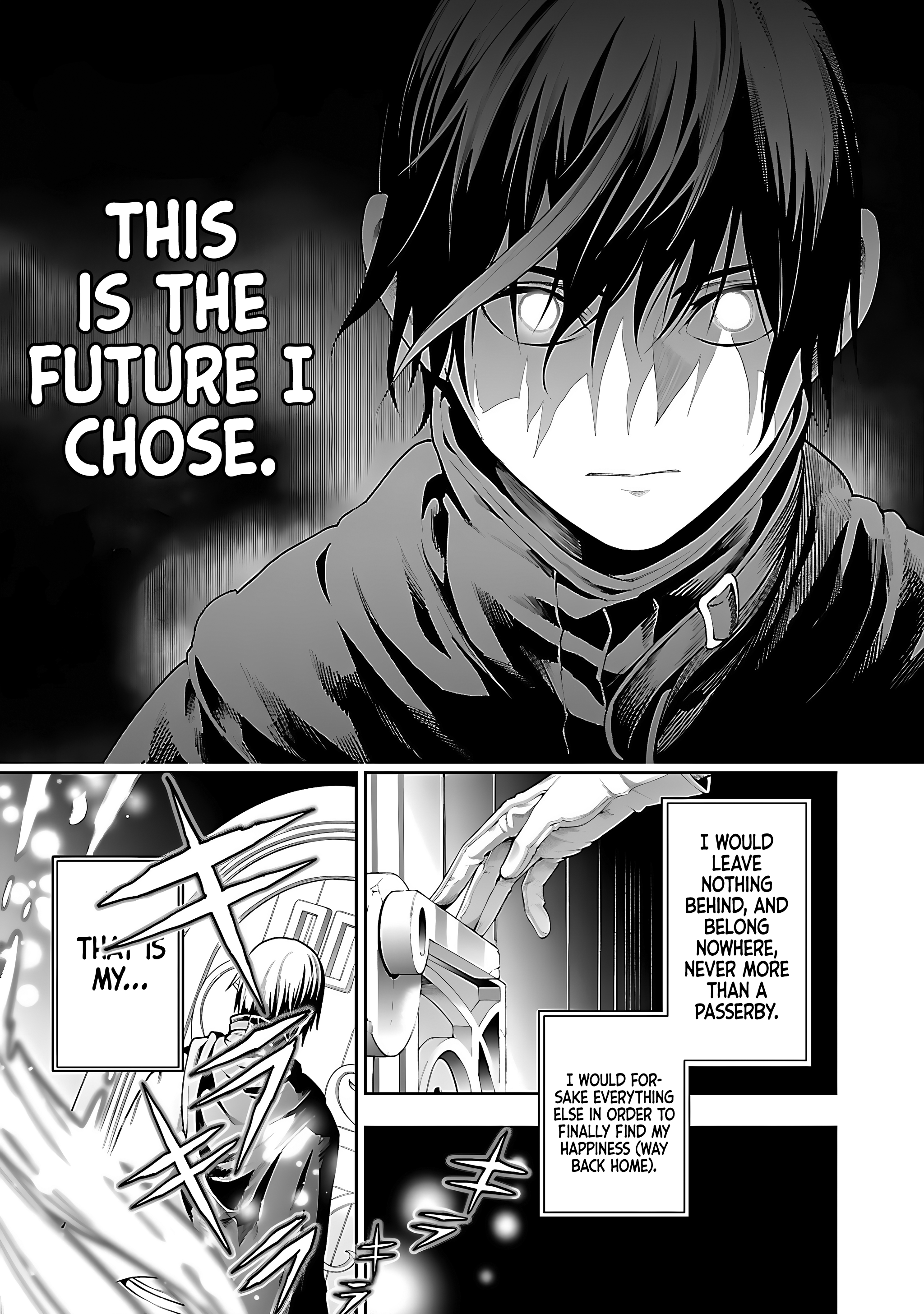 Halaman dari Tsuihousareru Tabi ni Skill wo Te ni Ireta Ore ga, 100 no Isekai de 2-shuume Musou Chapter 17