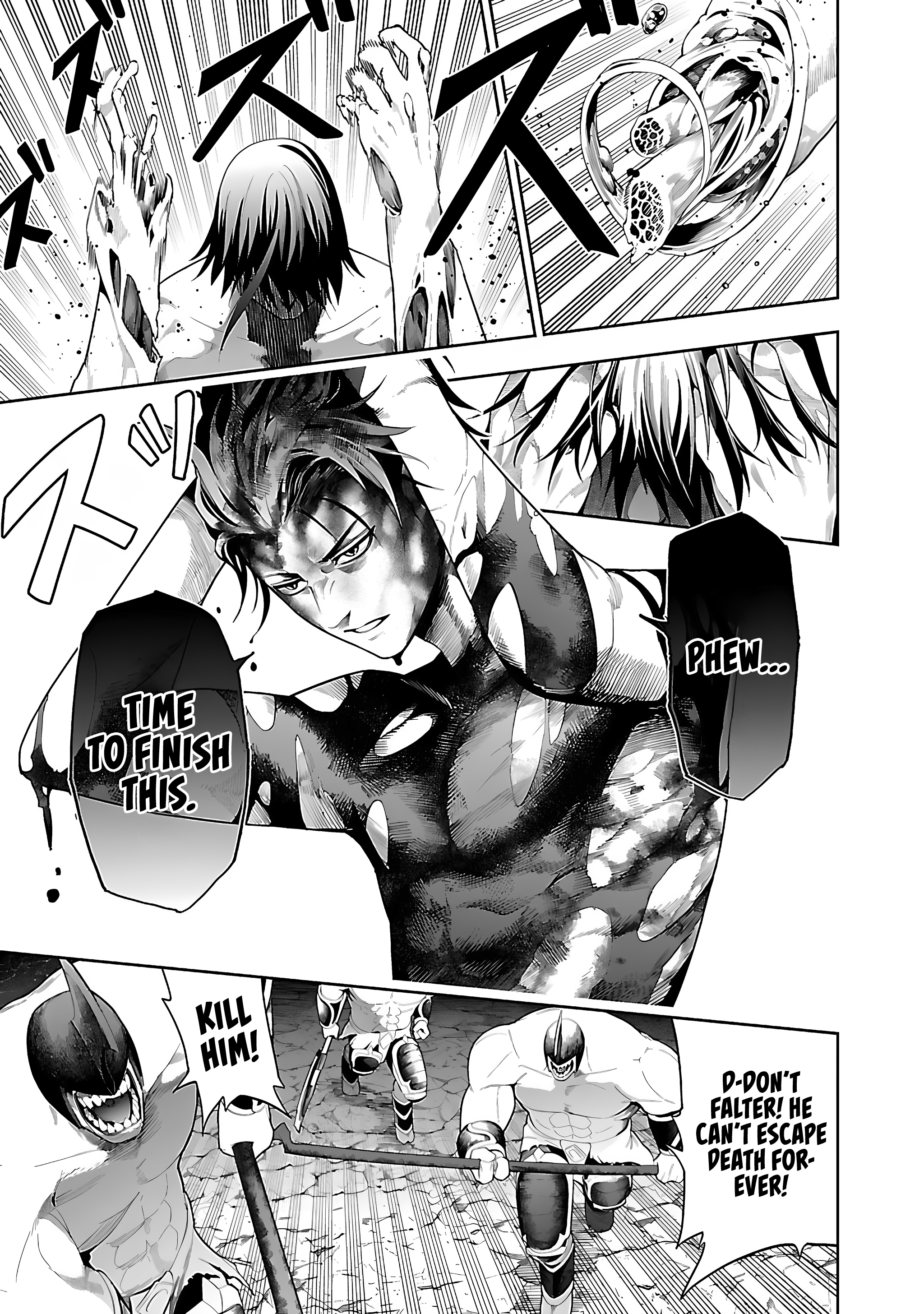 Halaman dari Tsuihousareru Tabi ni Skill wo Te ni Ireta Ore ga, 100 no Isekai de 2-shuume Musou Chapter 17