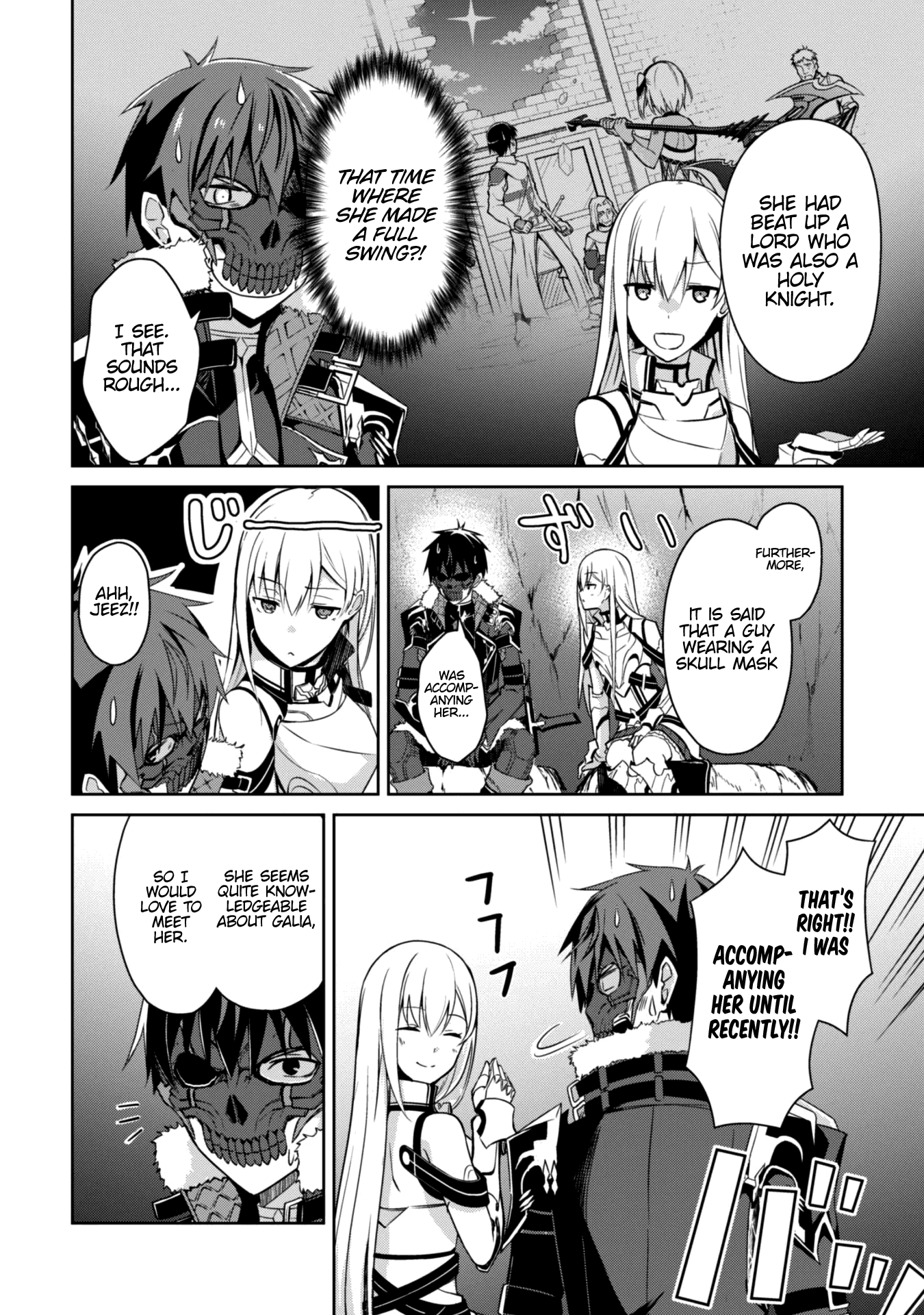 Halaman dari Boushoku no Berserk ~Ore dake Level to Iu Gainen wo Toppa suru~ Chapter 25