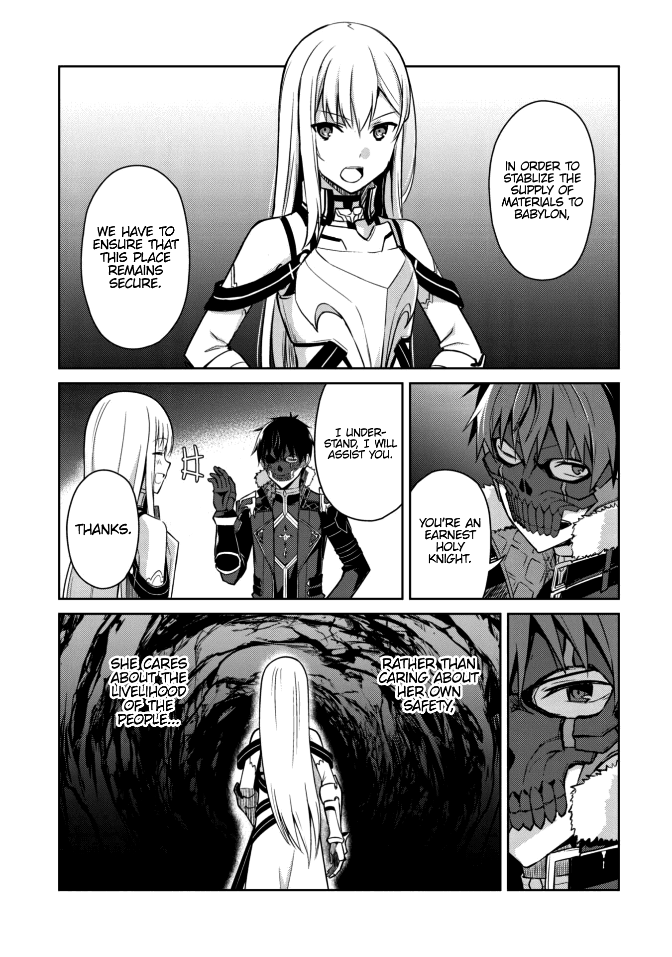 Halaman dari Boushoku no Berserk ~Ore dake Level to Iu Gainen wo Toppa suru~ Chapter 25