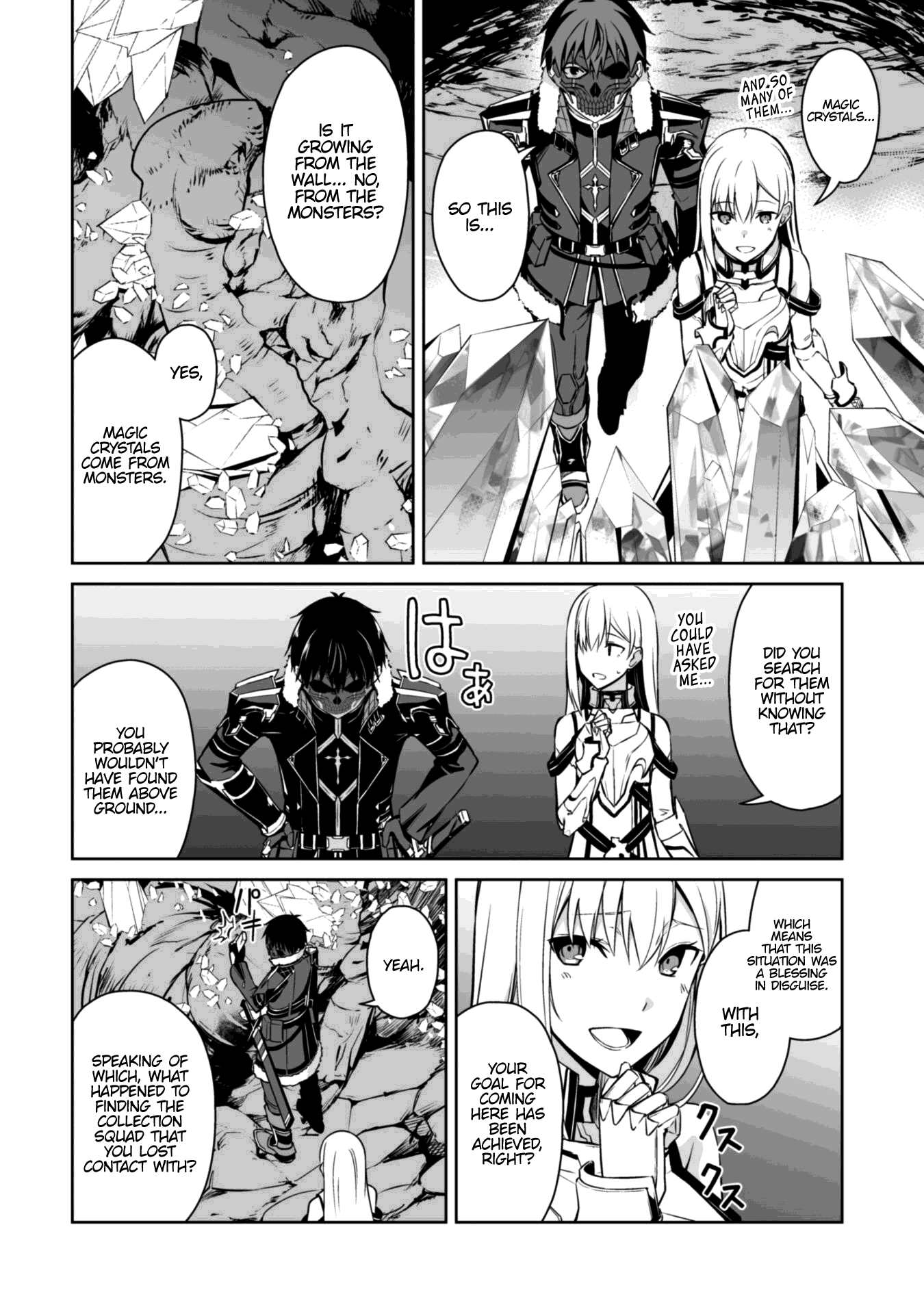 Halaman dari Boushoku no Berserk ~Ore dake Level to Iu Gainen wo Toppa suru~ Chapter 25