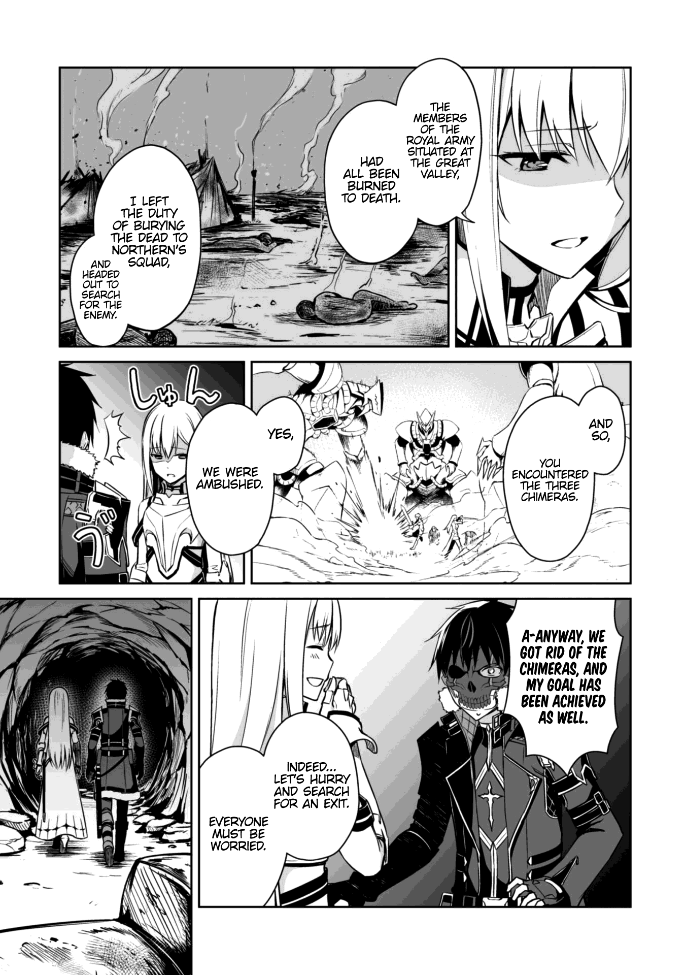 Halaman dari Boushoku no Berserk ~Ore dake Level to Iu Gainen wo Toppa suru~ Chapter 25