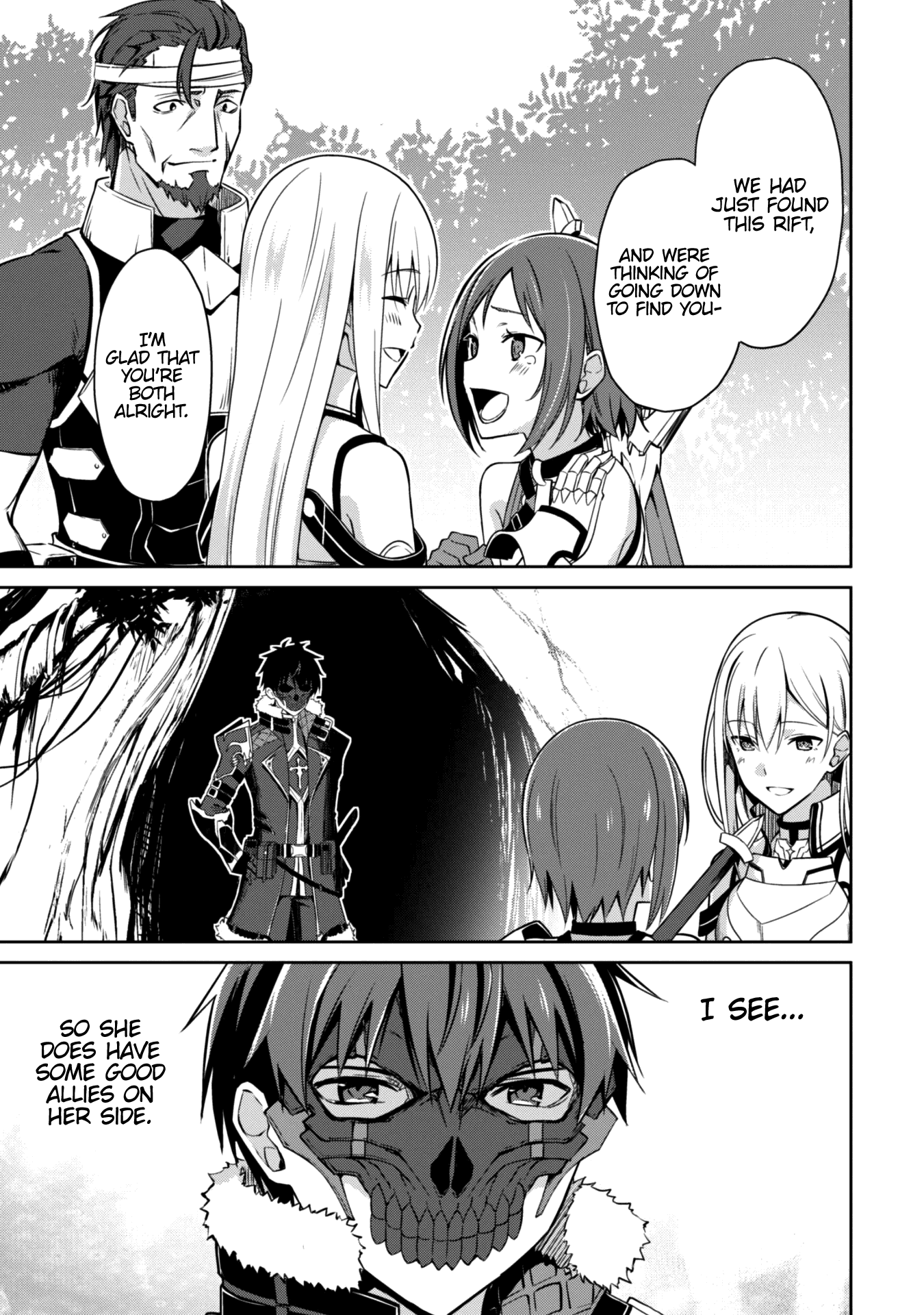 Halaman dari Boushoku no Berserk ~Ore dake Level to Iu Gainen wo Toppa suru~ Chapter 25