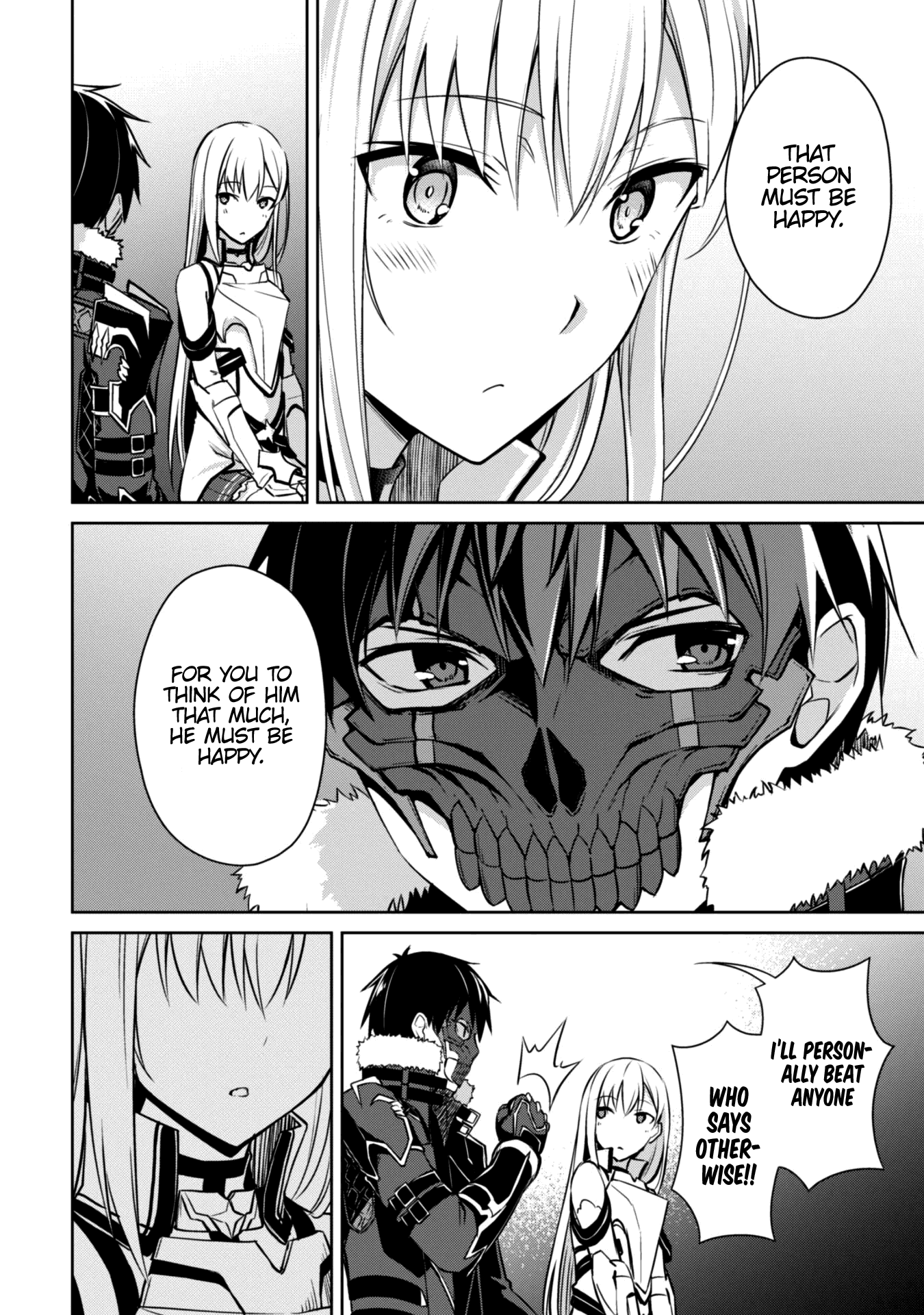 Halaman dari Boushoku no Berserk ~Ore dake Level to Iu Gainen wo Toppa suru~ Chapter 25