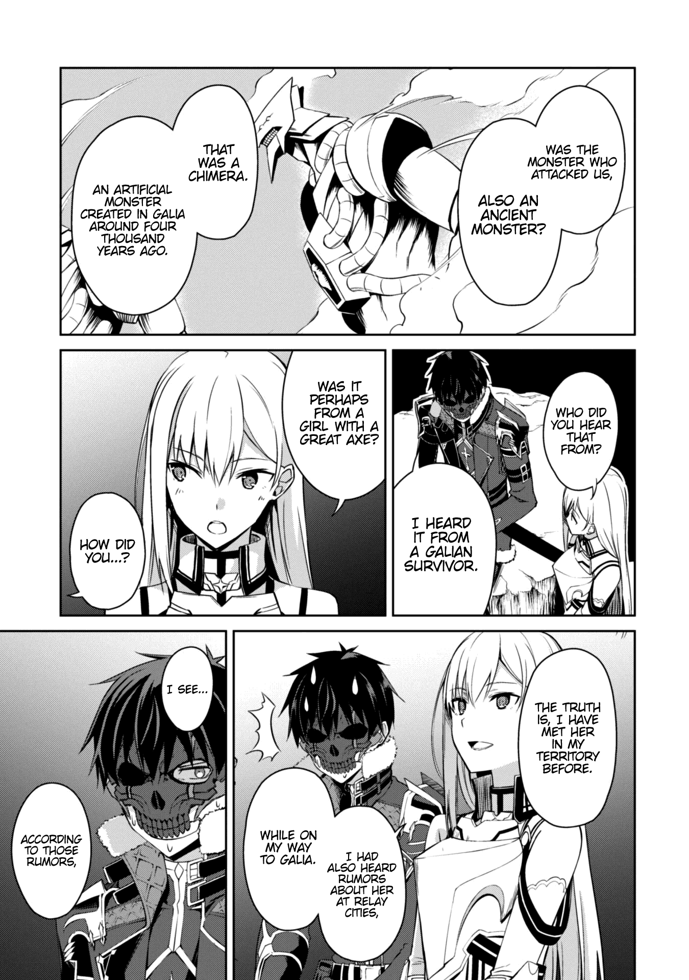 Halaman dari Boushoku no Berserk ~Ore dake Level to Iu Gainen wo Toppa suru~ Chapter 25