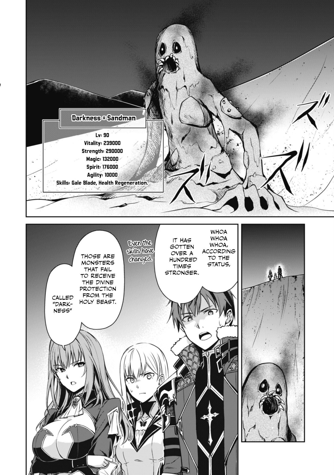 Halaman dari Boushoku no Berserk ~Ore dake Level to Iu Gainen wo Toppa suru~ Chapter 59