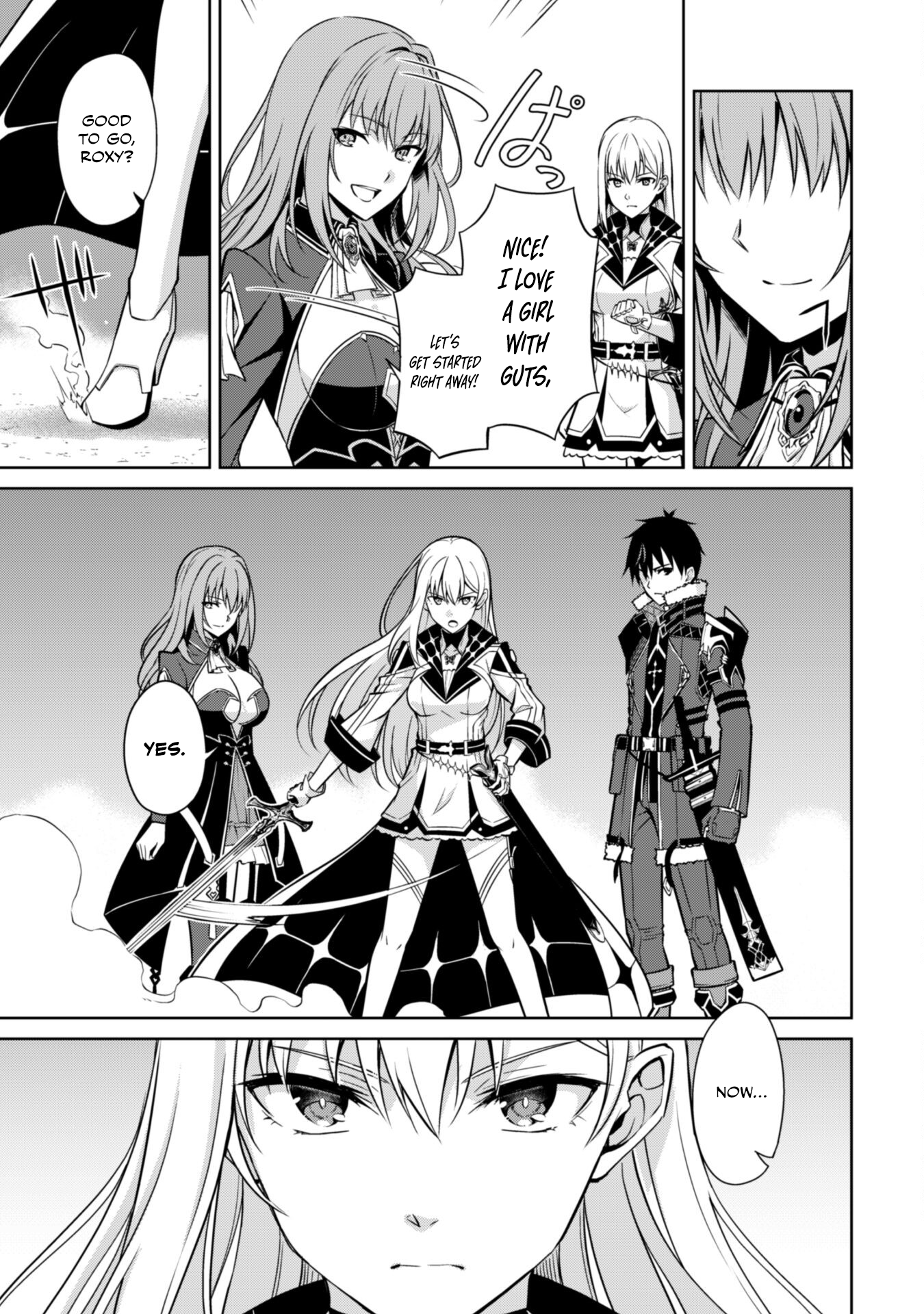 Halaman dari Boushoku no Berserk ~Ore dake Level to Iu Gainen wo Toppa suru~ Chapter 59