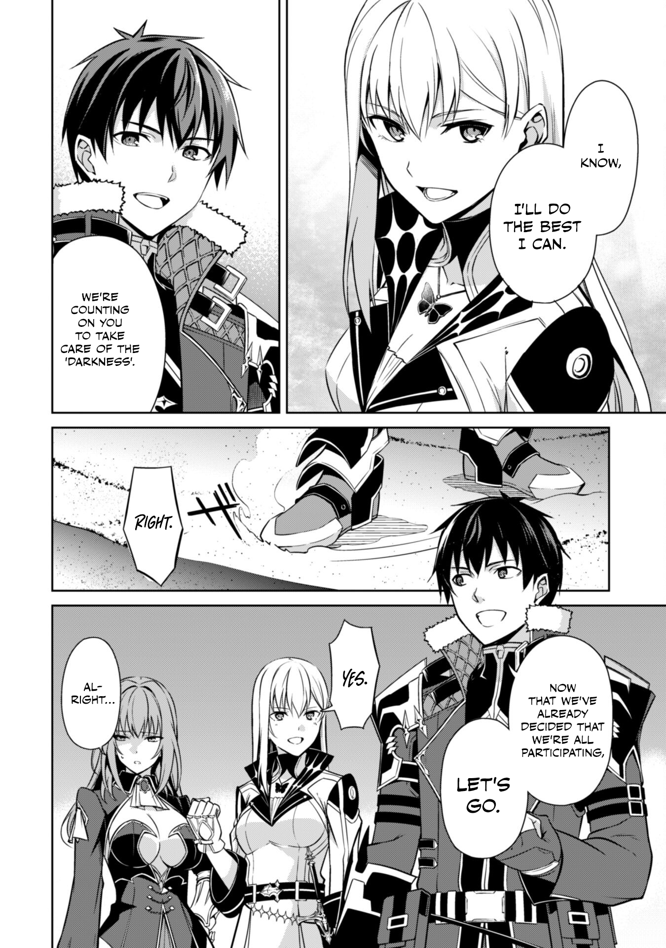 Halaman dari Boushoku no Berserk ~Ore dake Level to Iu Gainen wo Toppa suru~ Chapter 59