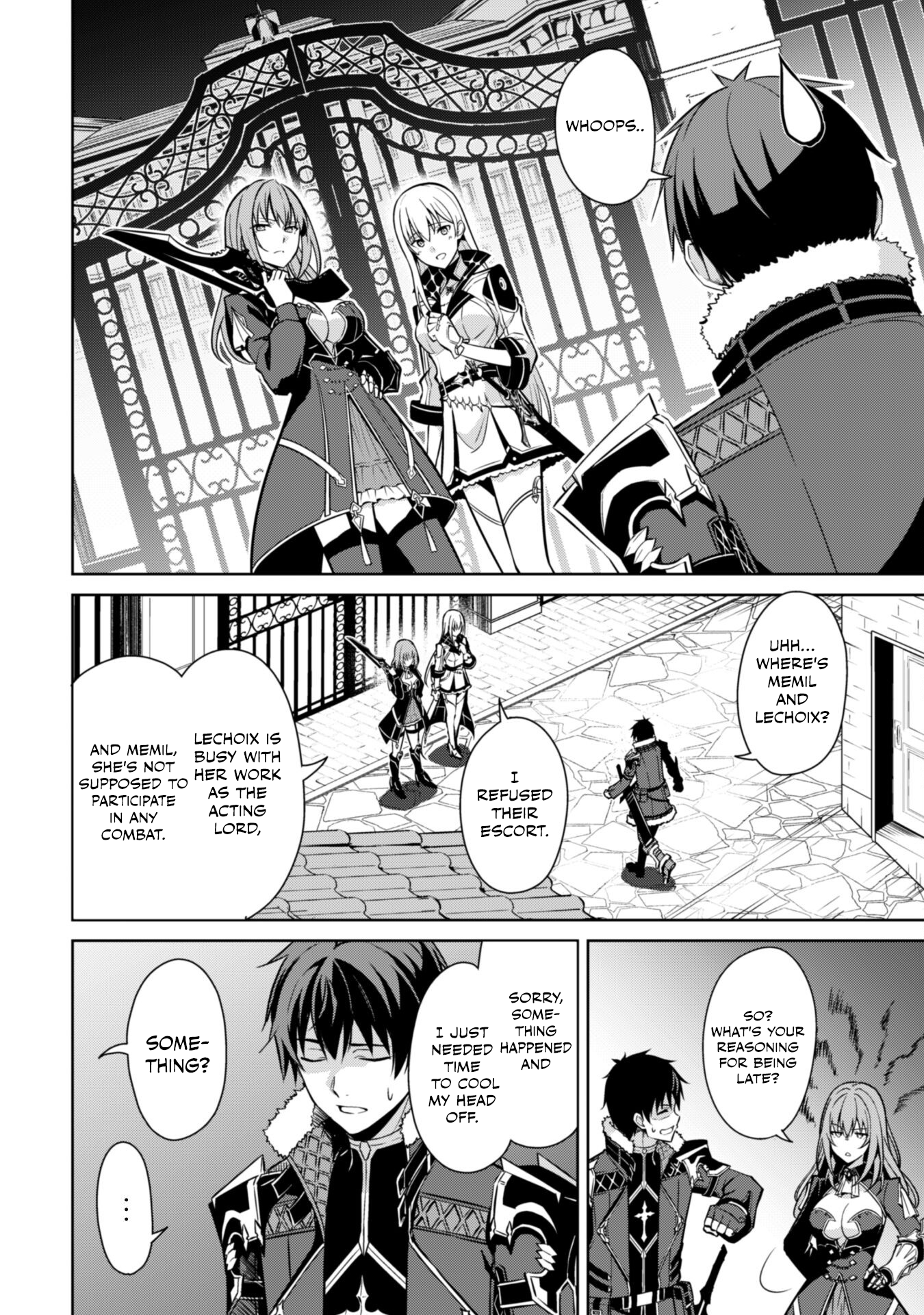 Halaman dari Boushoku no Berserk ~Ore dake Level to Iu Gainen wo Toppa suru~ Chapter 59