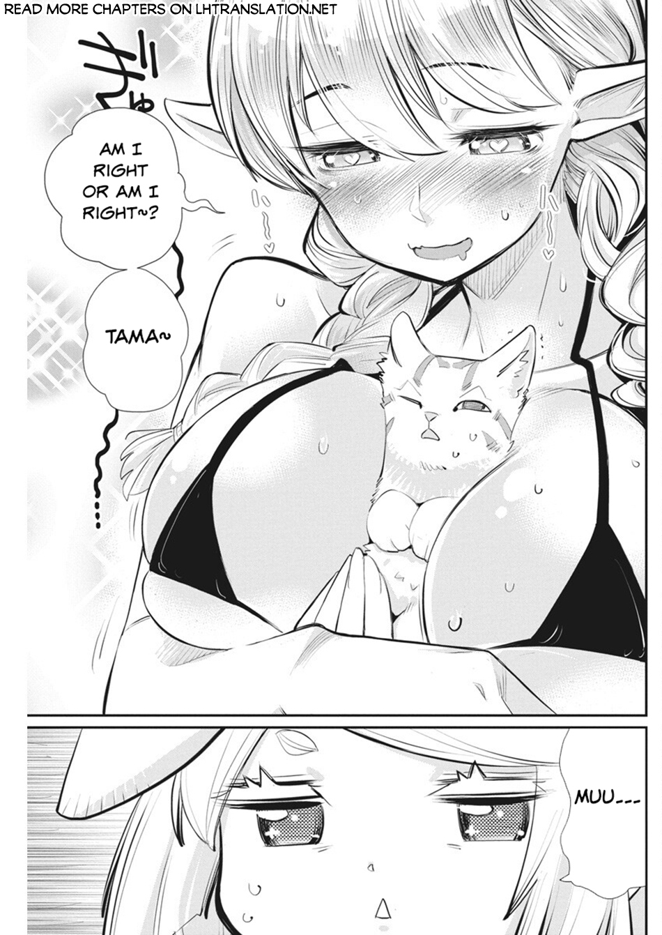 Halaman dari S-Rank Monster no "Behemoth" Dakedo, Neko to Machigawarete Elf Musume no Pet to Shite Kurashitemasu Chapter 74