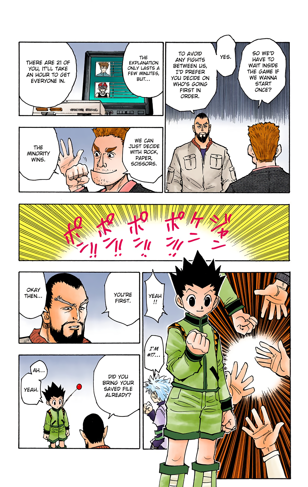 Halaman dari HUNTER x HUNTER (Official Colored) Chapter 126