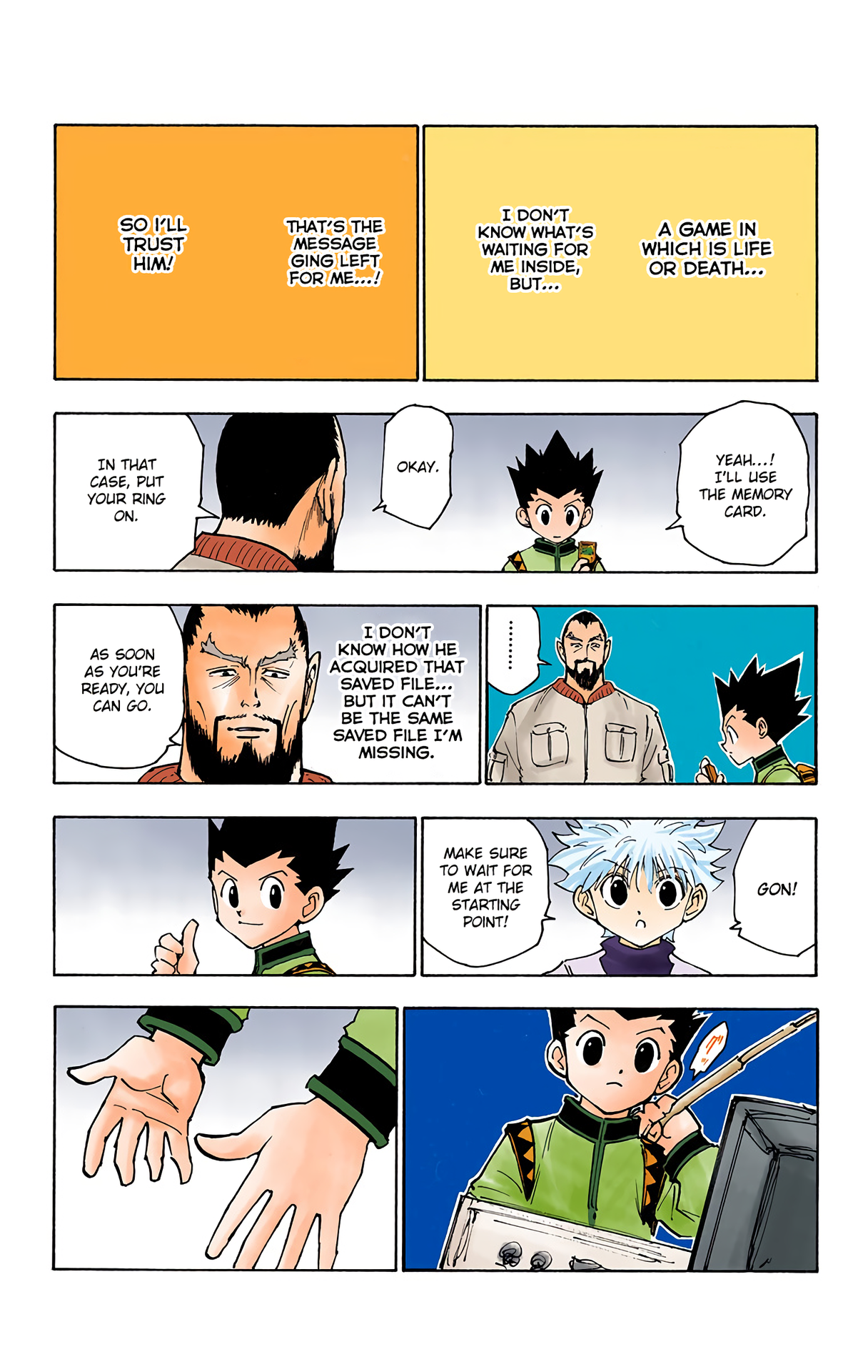 Halaman dari HUNTER x HUNTER (Official Colored) Chapter 126