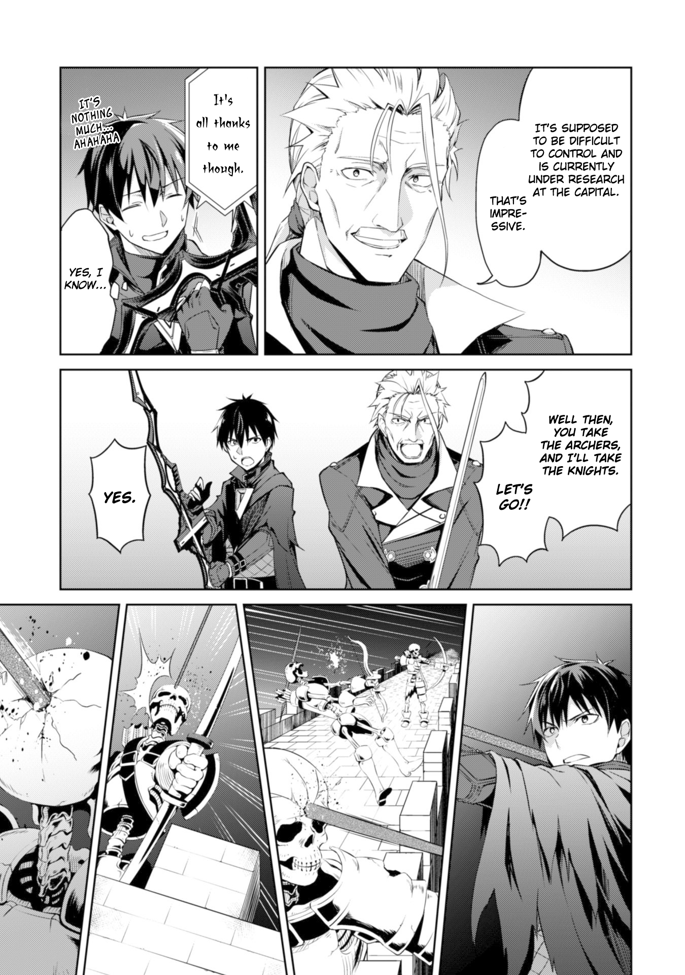 Halaman dari Boushoku no Berserk ~Ore dake Level to Iu Gainen wo Toppa suru~ Chapter 17