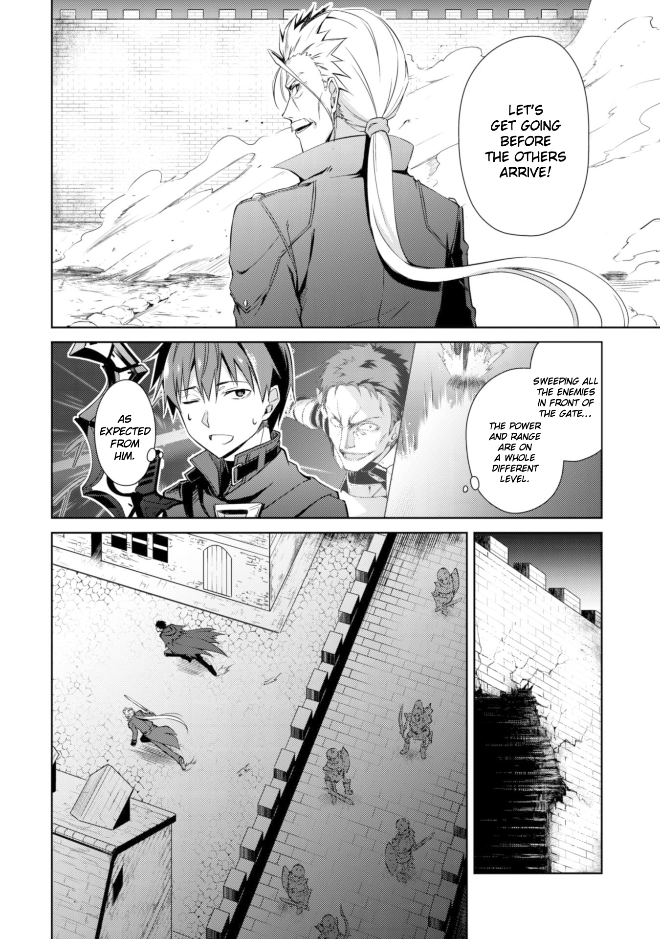 Halaman dari Boushoku no Berserk ~Ore dake Level to Iu Gainen wo Toppa suru~ Chapter 17