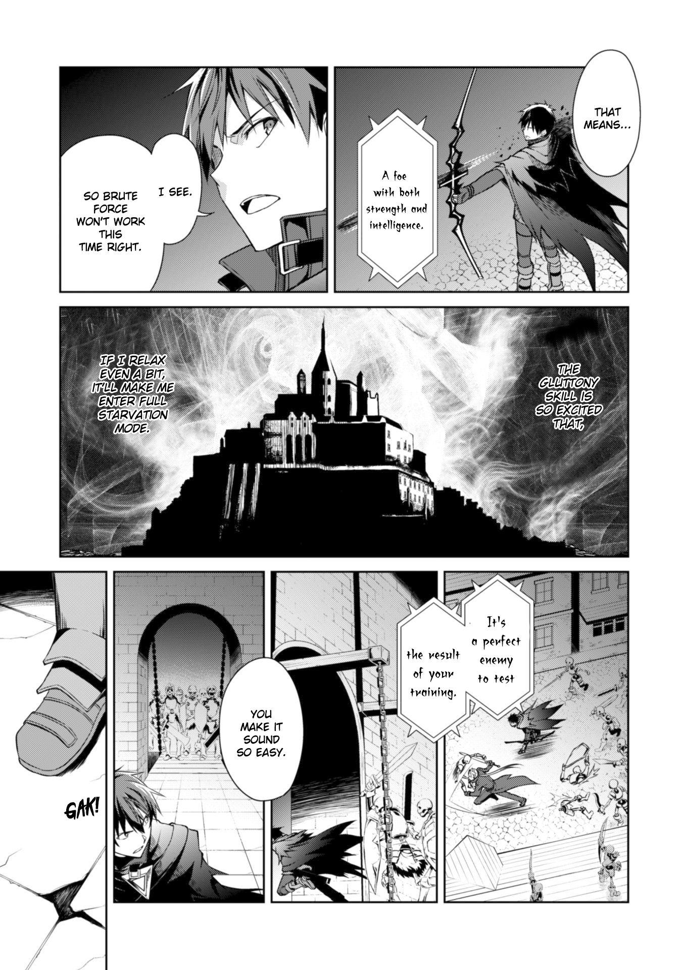 Halaman dari Boushoku no Berserk ~Ore dake Level to Iu Gainen wo Toppa suru~ Chapter 17