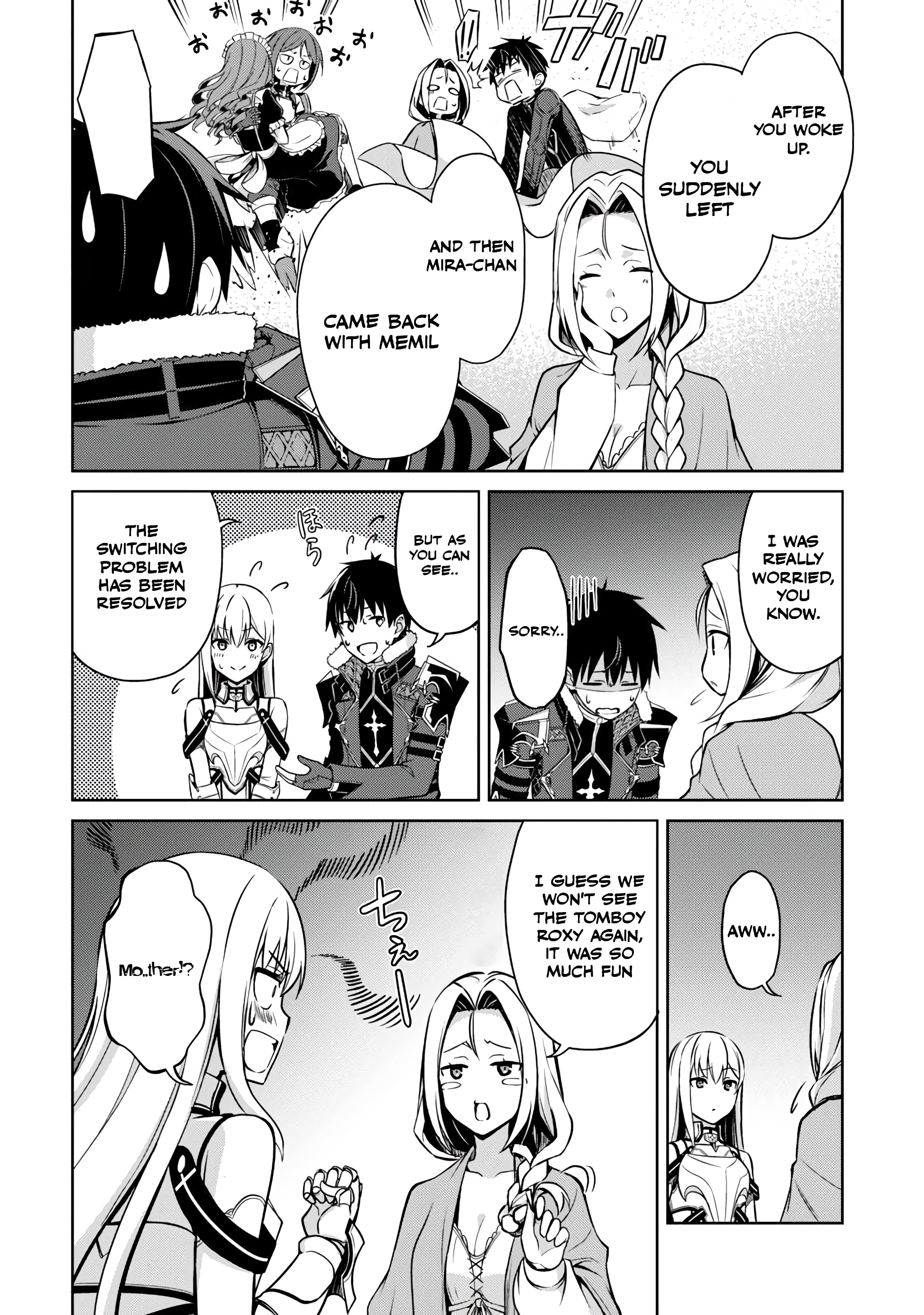 Halaman dari Boushoku no Berserk ~Ore dake Level to Iu Gainen wo Toppa suru~ Chapter 48