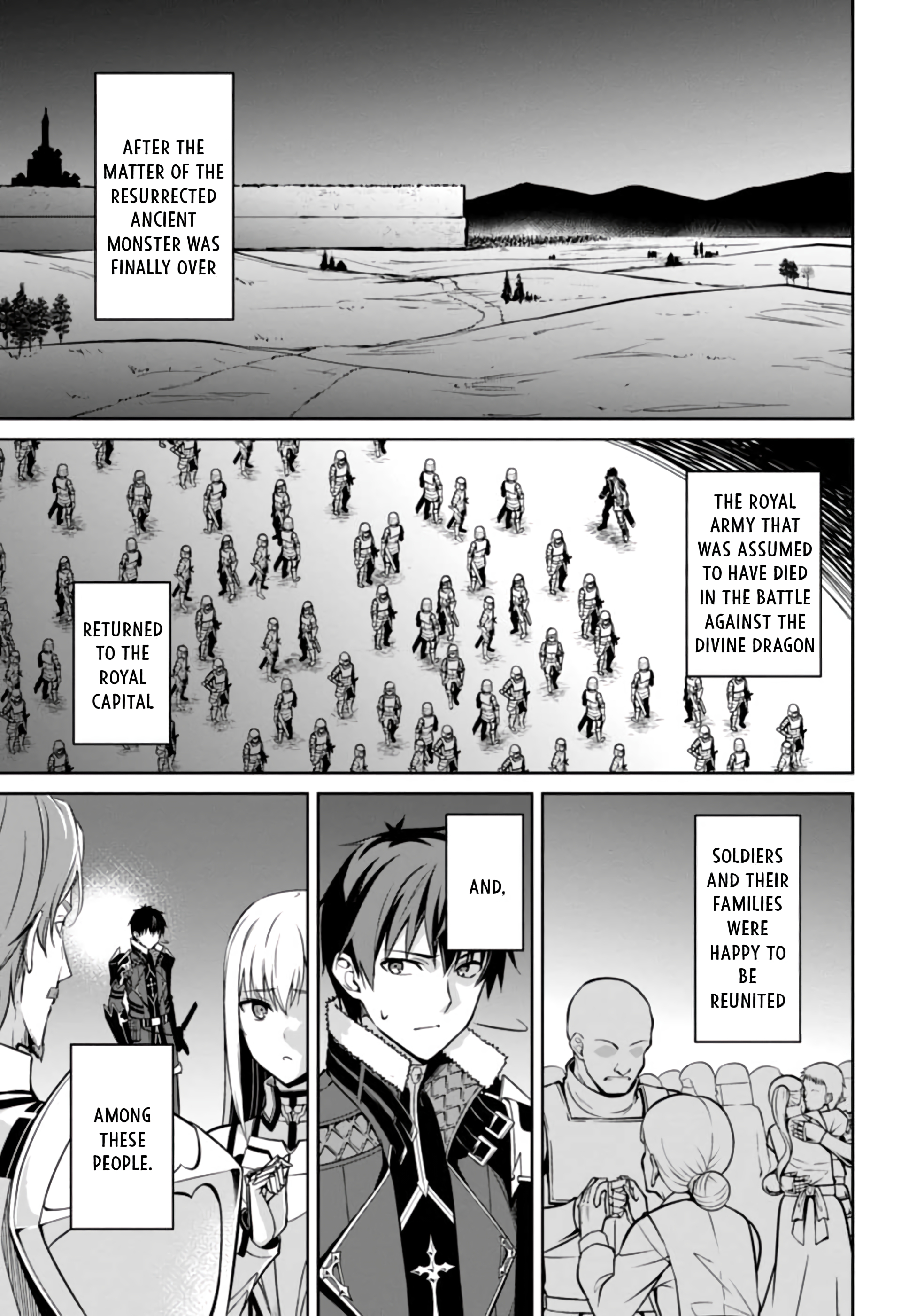 Halaman dari Boushoku no Berserk ~Ore dake Level to Iu Gainen wo Toppa suru~ Chapter 48