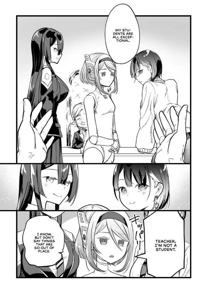 Halaman dari "Ano Toki Tasukete Itadaita Monster Musume desu." Isekai Ossan Kyoushi Totsuzen no Moteki ni Konwaku suru Chapter 16