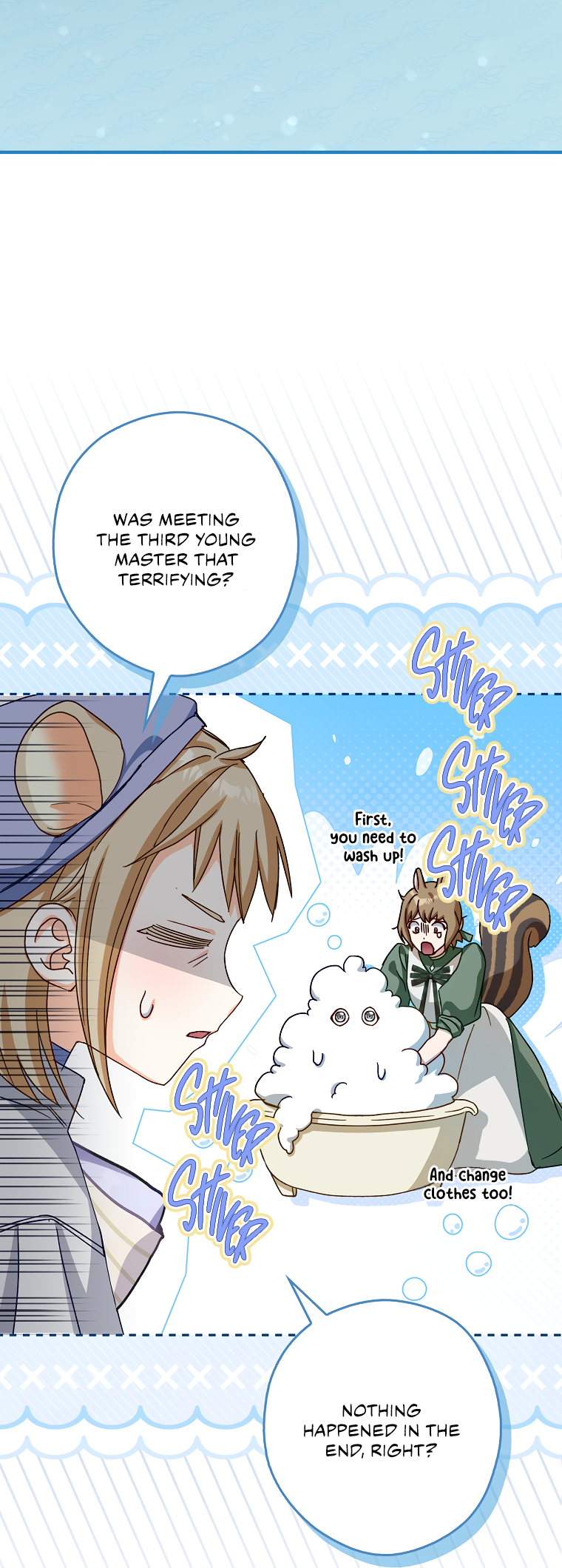 Halaman dari Cinderella's Pocket-Sized Protector Chapter 14