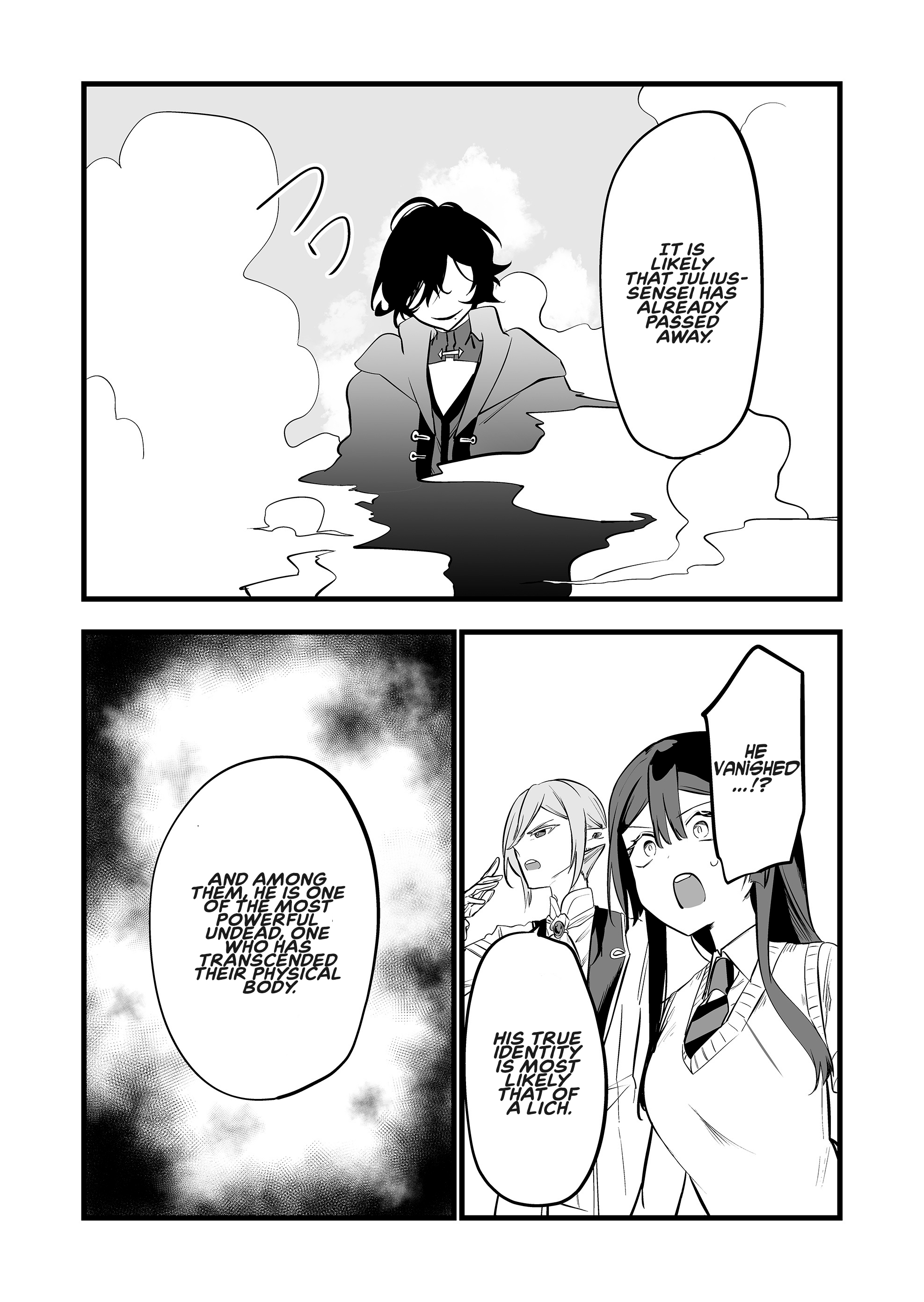 Halaman dari "Ano Toki Tasukete Itadaita Monster Musume desu." Isekai Ossan Kyoushi Totsuzen no Moteki ni Konwaku suru Chapter 39
