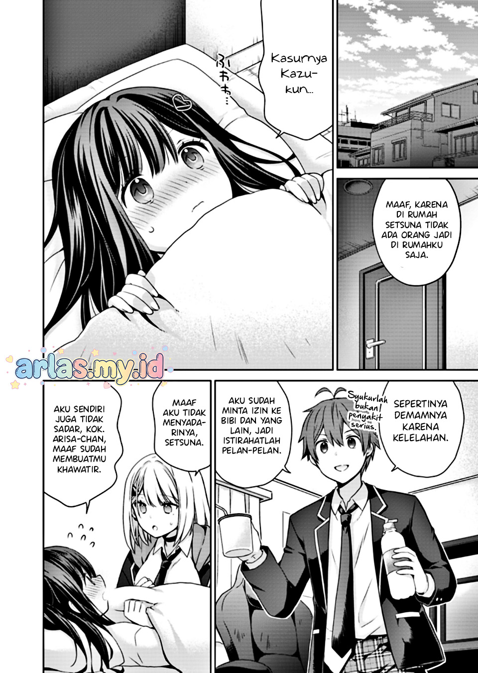 Osananajimi-tachi ga Ninki Idol ni Natta: Amaama na Kanojo-tachi wa Ore ni Mitsuide Kureteiru Chapter 2.1 - halaman 11