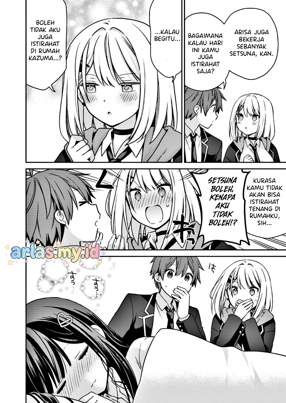 Osananajimi-tachi ga Ninki Idol ni Natta: Amaama na Kanojo-tachi wa Ore ni Mitsuide Kureteiru Chapter 2.1 - halaman 13