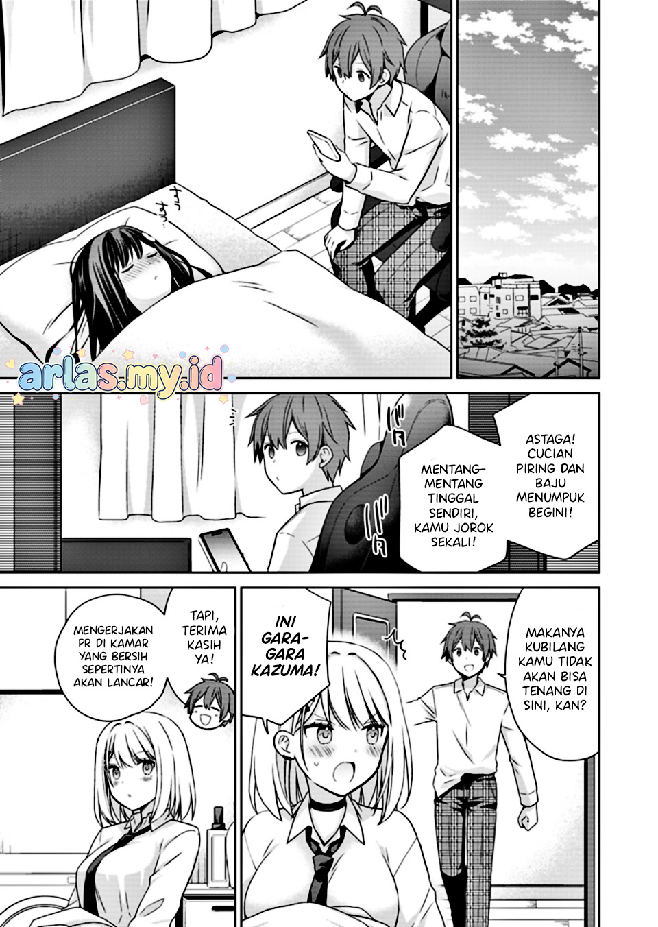 Osananajimi-tachi ga Ninki Idol ni Natta: Amaama na Kanojo-tachi wa Ore ni Mitsuide Kureteiru Chapter 2.1 - halaman 14
