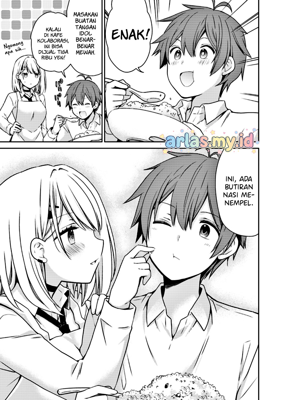 Osananajimi-tachi ga Ninki Idol ni Natta: Amaama na Kanojo-tachi wa Ore ni Mitsuide Kureteiru Chapter 2.1 - halaman 16