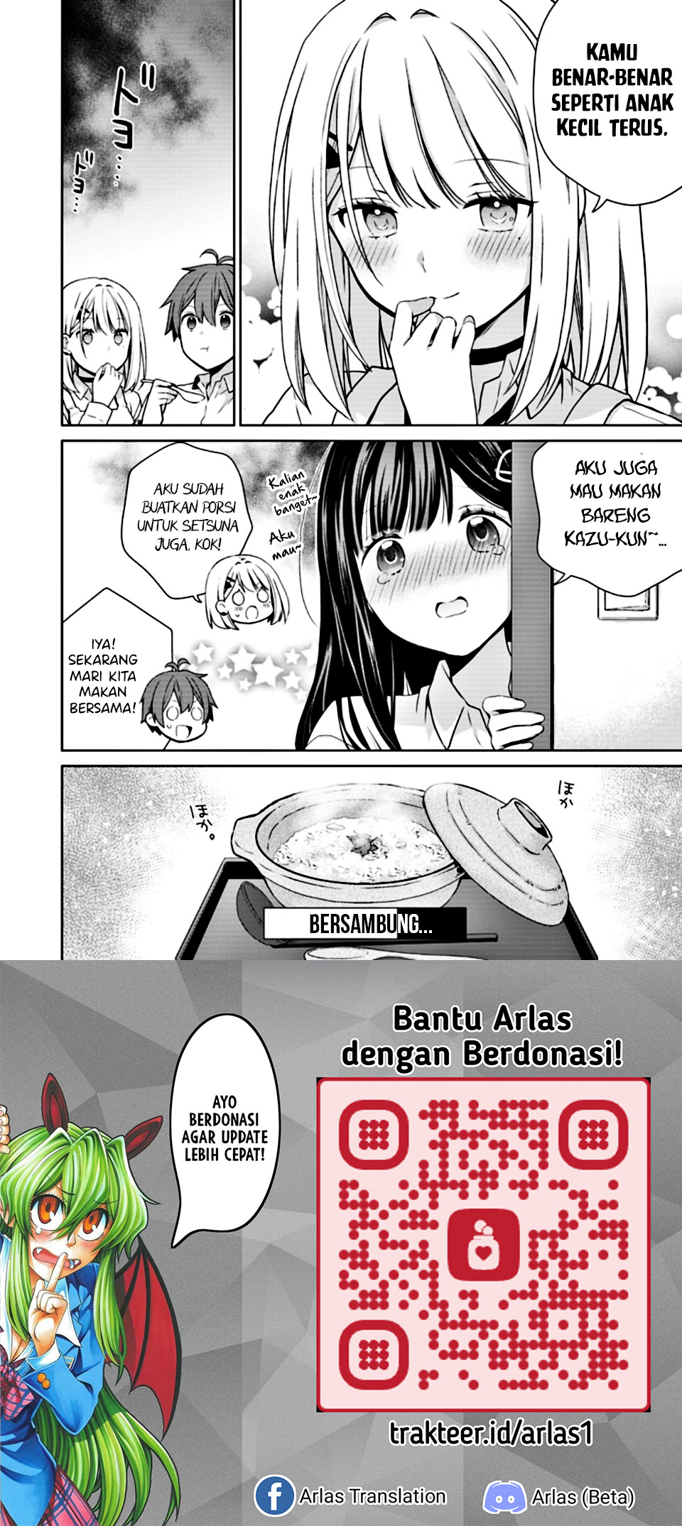 Osananajimi-tachi ga Ninki Idol ni Natta: Amaama na Kanojo-tachi wa Ore ni Mitsuide Kureteiru Chapter 2.1 - halaman 17